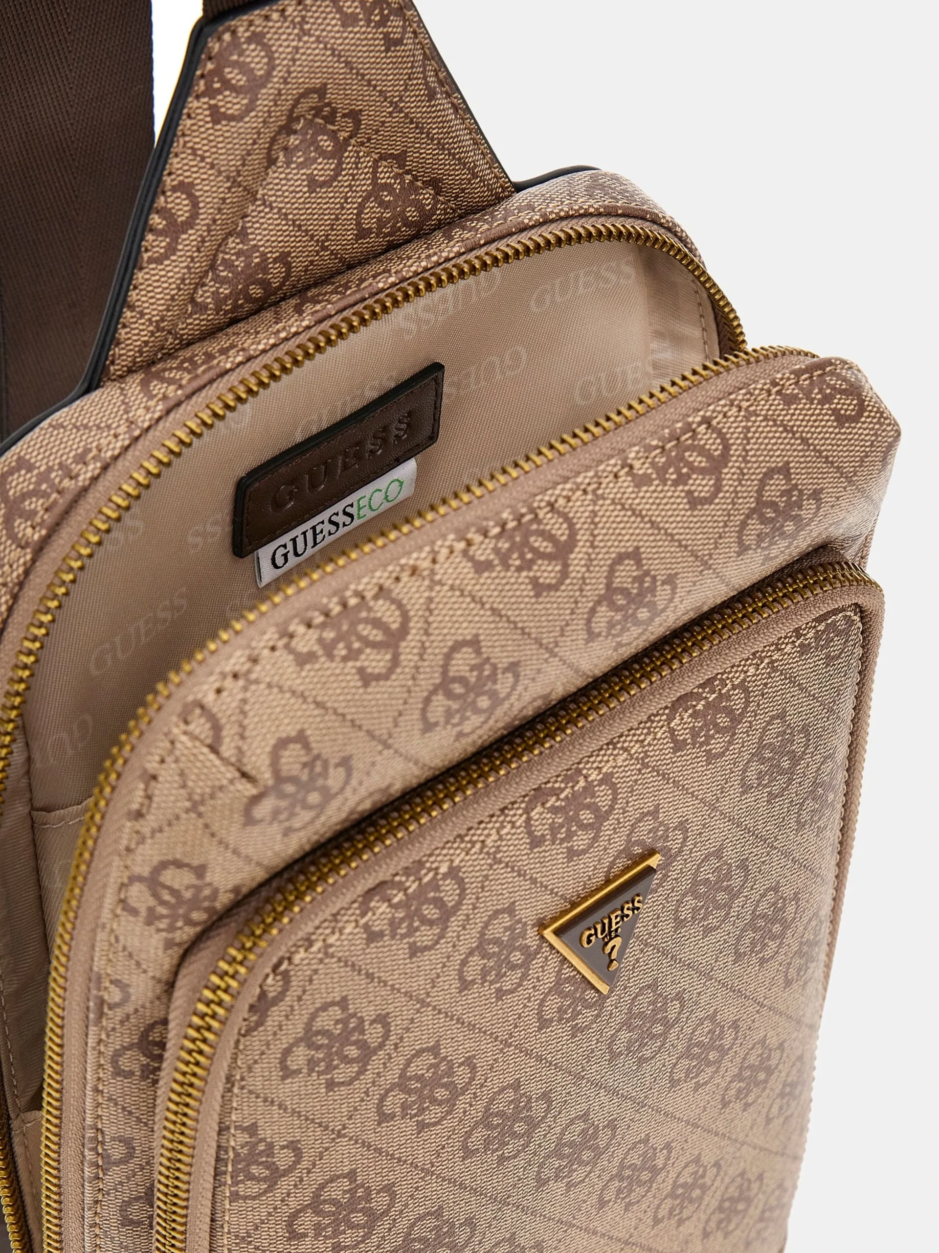 Guess Milano Erkek Bej/Kahverengi Çapraz Askılı Çanta HMMILOP5226-BBO