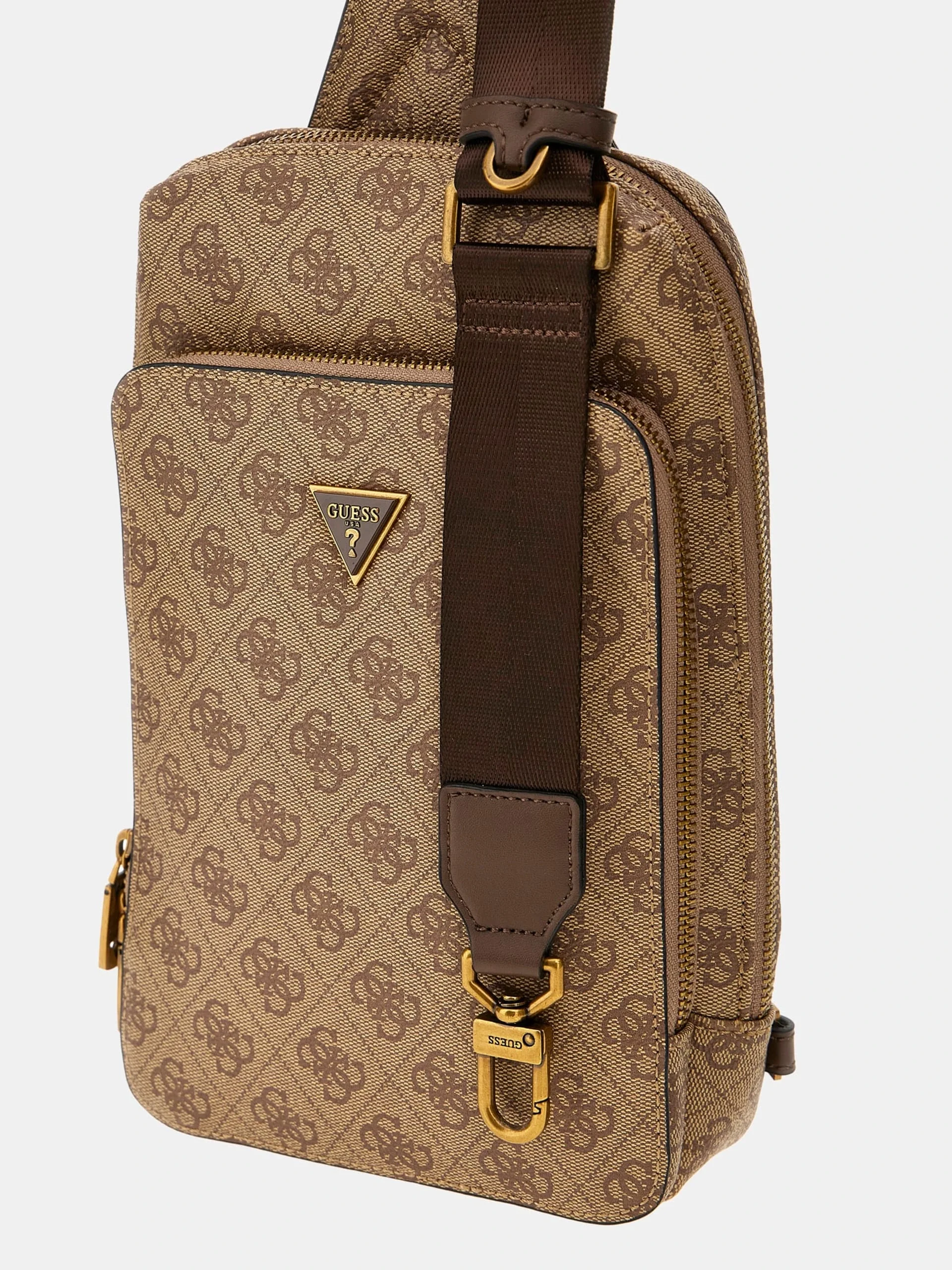 Guess Milano Erkek Bej/Kahverengi Çapraz Askılı Çanta HMMILOP5226-BBO