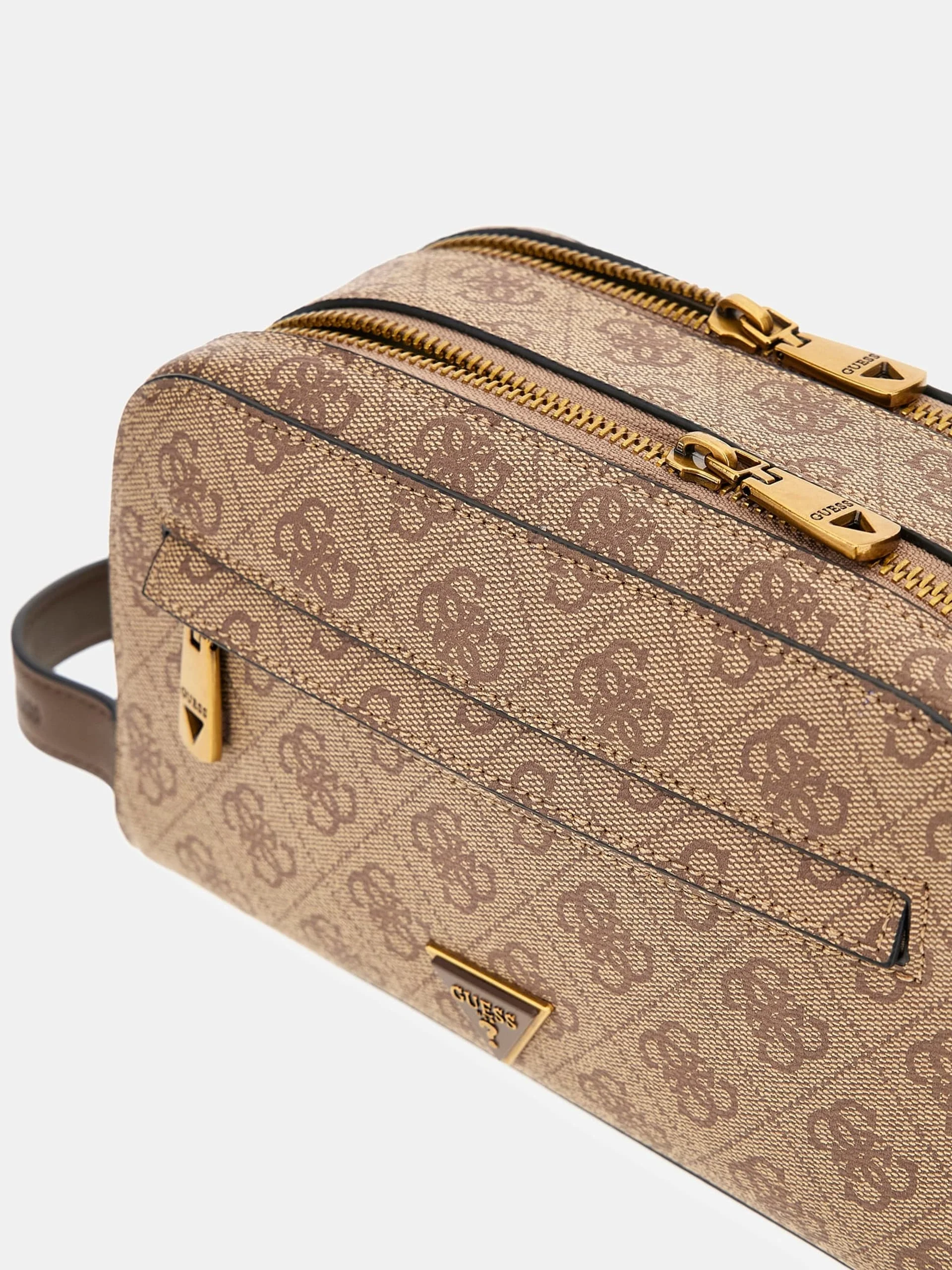 Guess Milano Erkek Bej/Kahverengi Makyaj Çantası PMMILOP5461-BBO