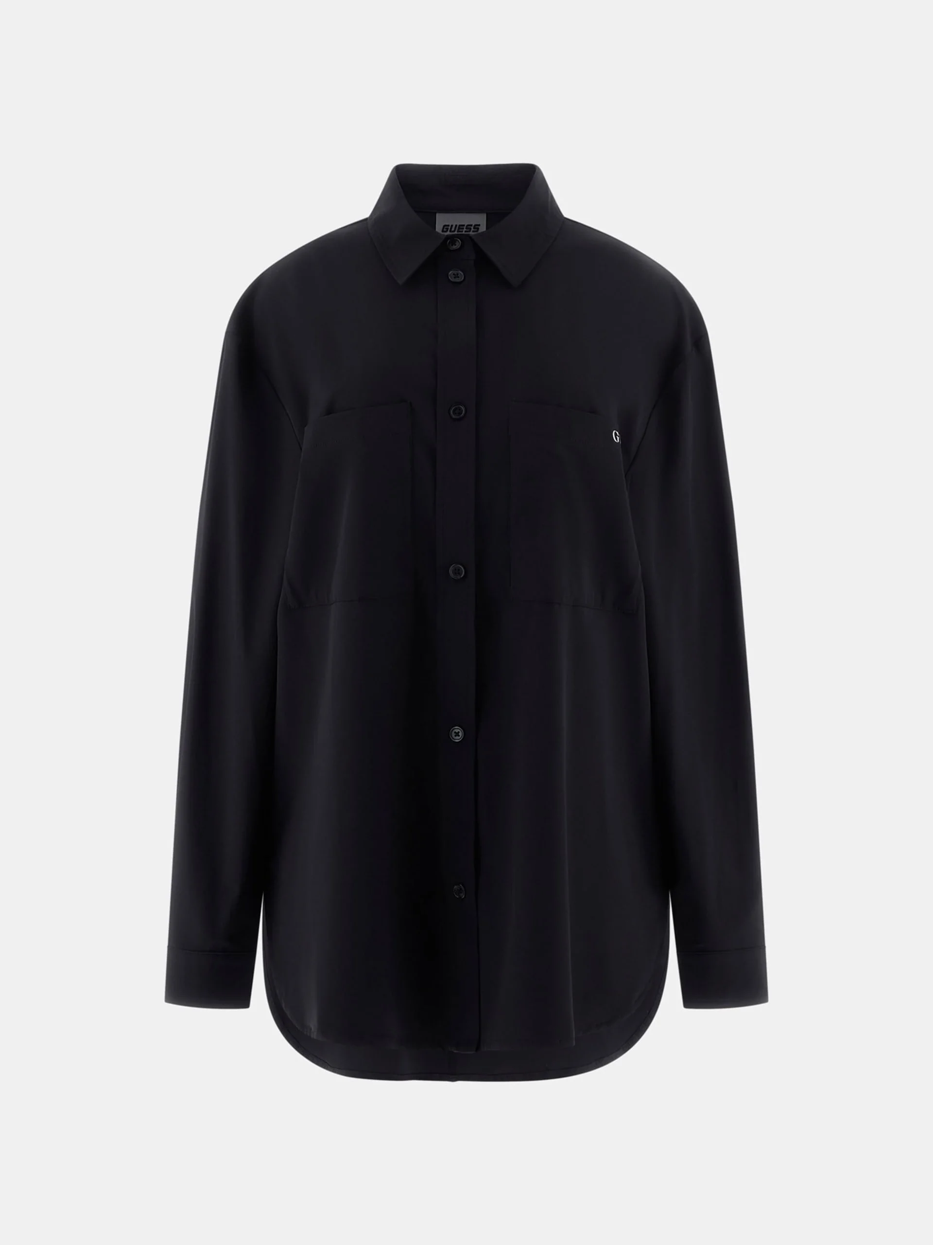 Guess Nat Ceket Gömlek Kadın Siyah Gömlek V6RH00WL232-JBLK