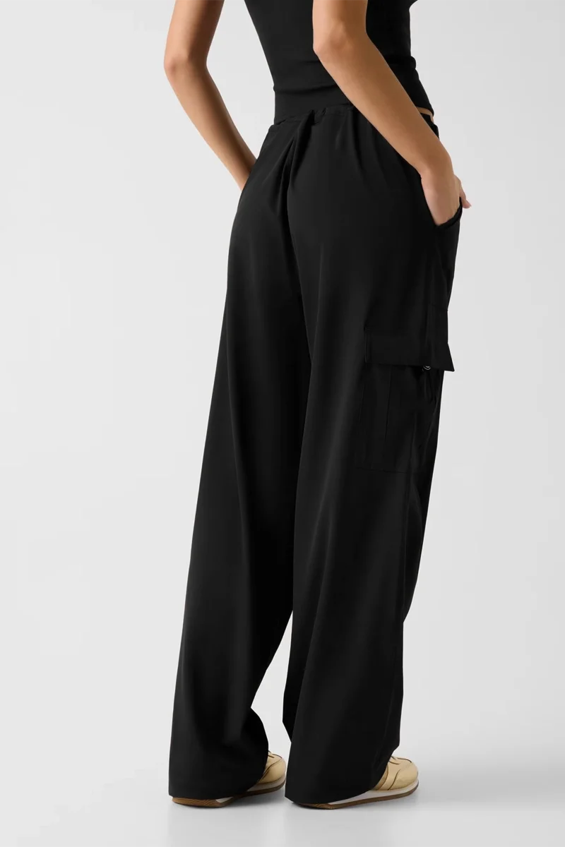 Guess Nat Kargo Kadın Siyah Eşofman Altı V6RB16WL232-JBLK