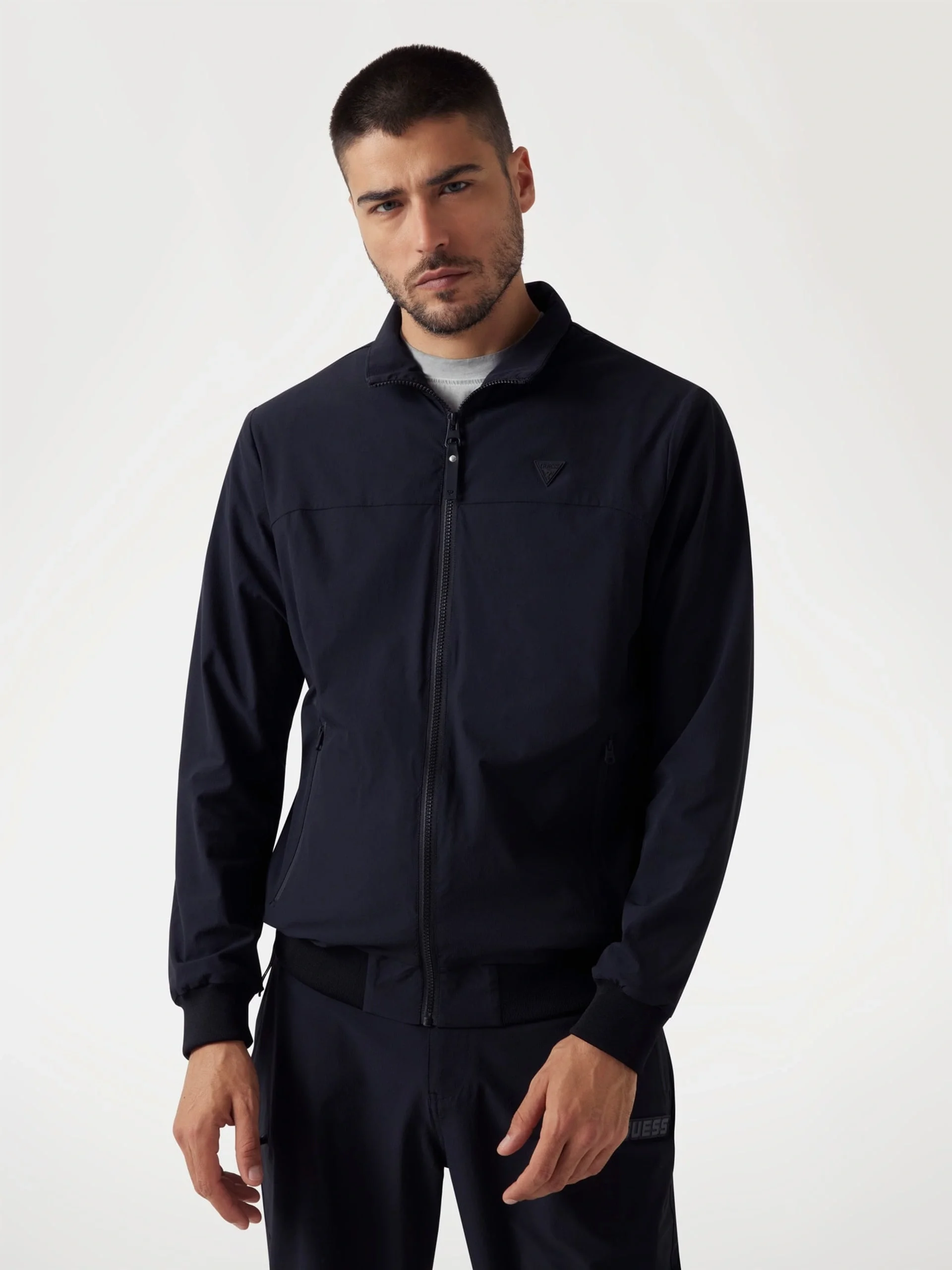 Guess New Amos Erkek Siyah Aktif Ceket Z5YL07WH2H0-JBLK