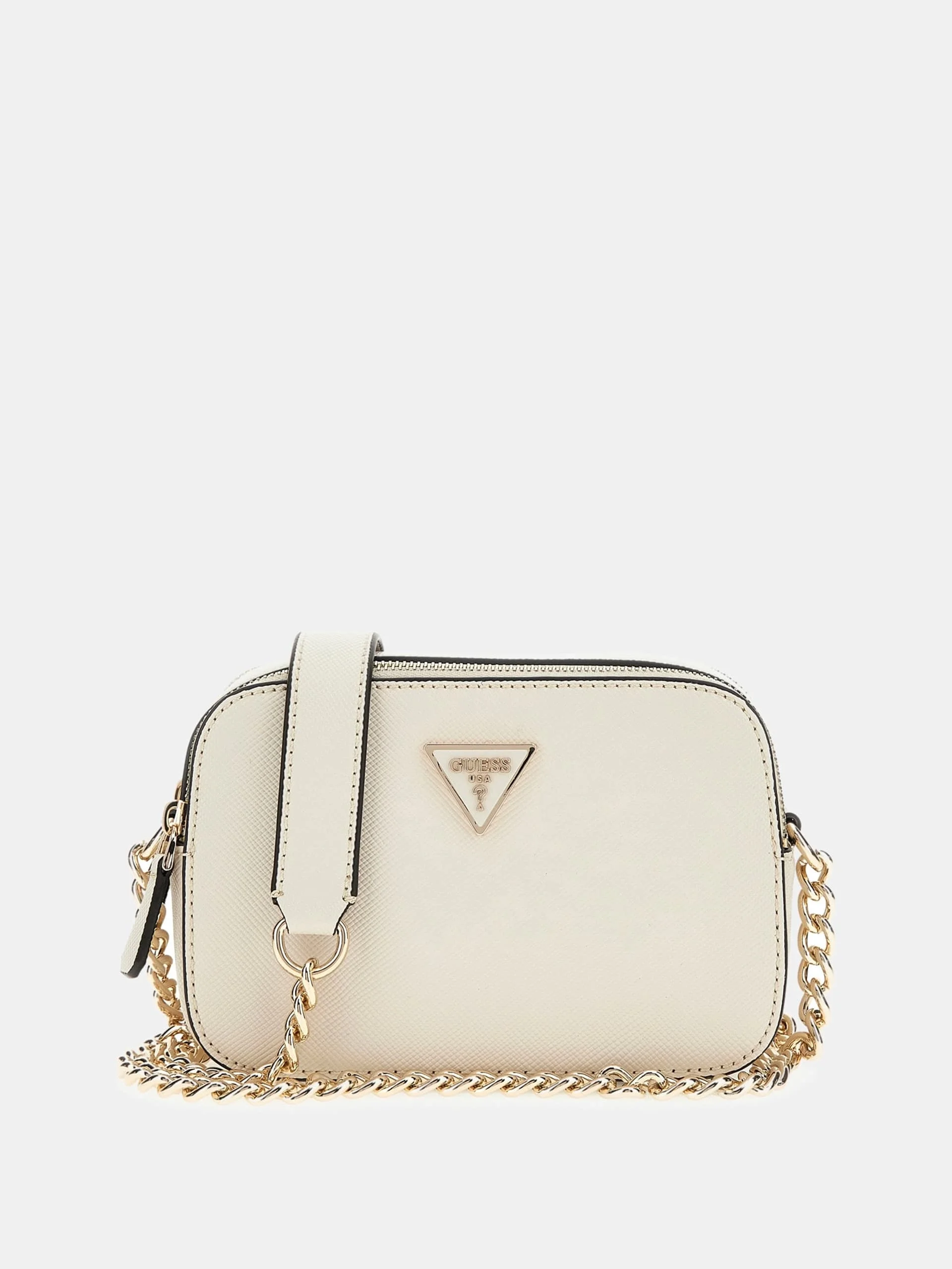 Guess Noelle II Çapraz Askılı Kadın Ekru Çapraz Çanta HWZG9672140-BON