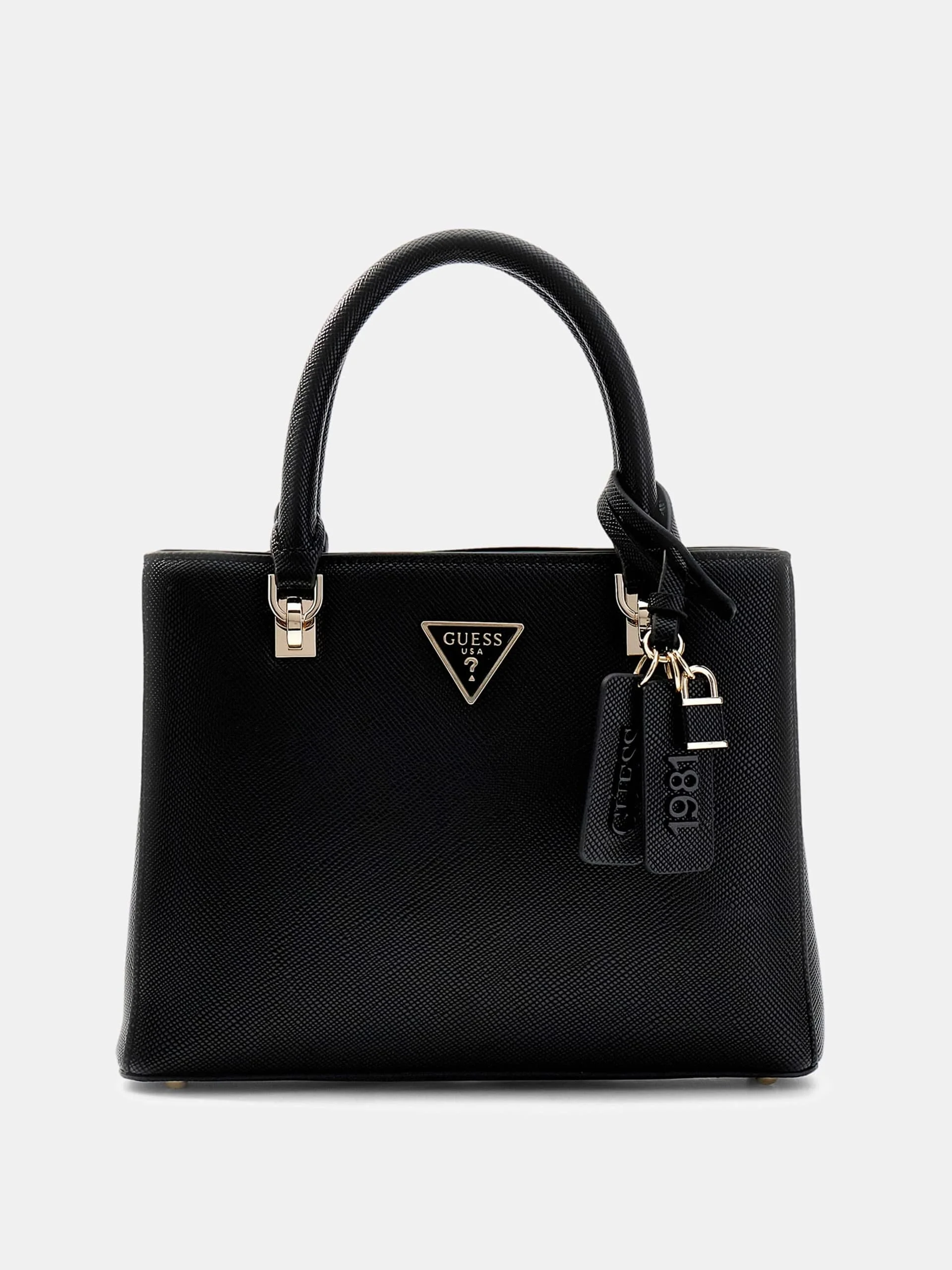 Guess Noelle II Küçük Çok Fonksiyonlu Kadın Siyah El Çantası HWZG9672050-BLA