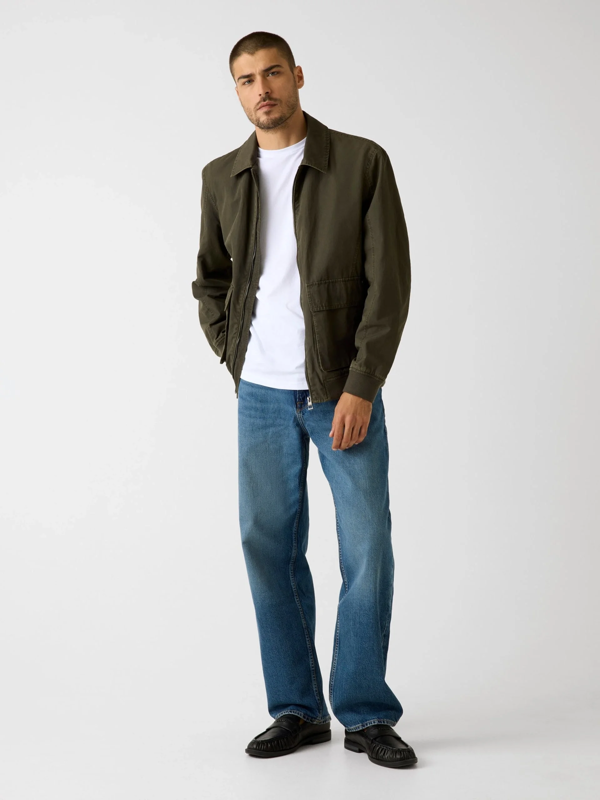 Guess Outdoor Vintage Erkek Haki Ceket M6RL0NWK540-G8L1