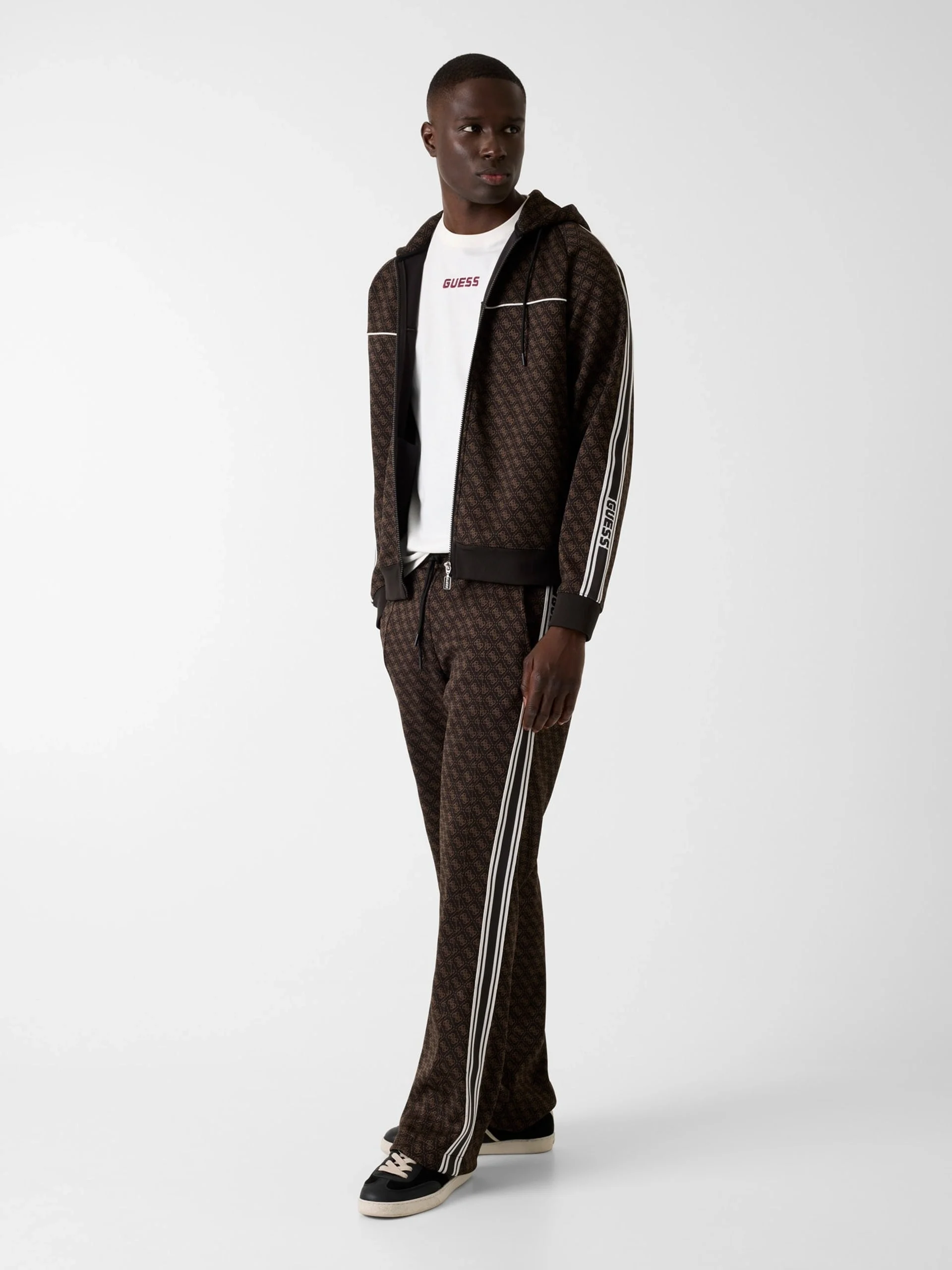 Guess Parimo 4G Tam Fermuarlı Erkek Çok Renkli Sweatshirt Z5BQ13K2042-FNJY