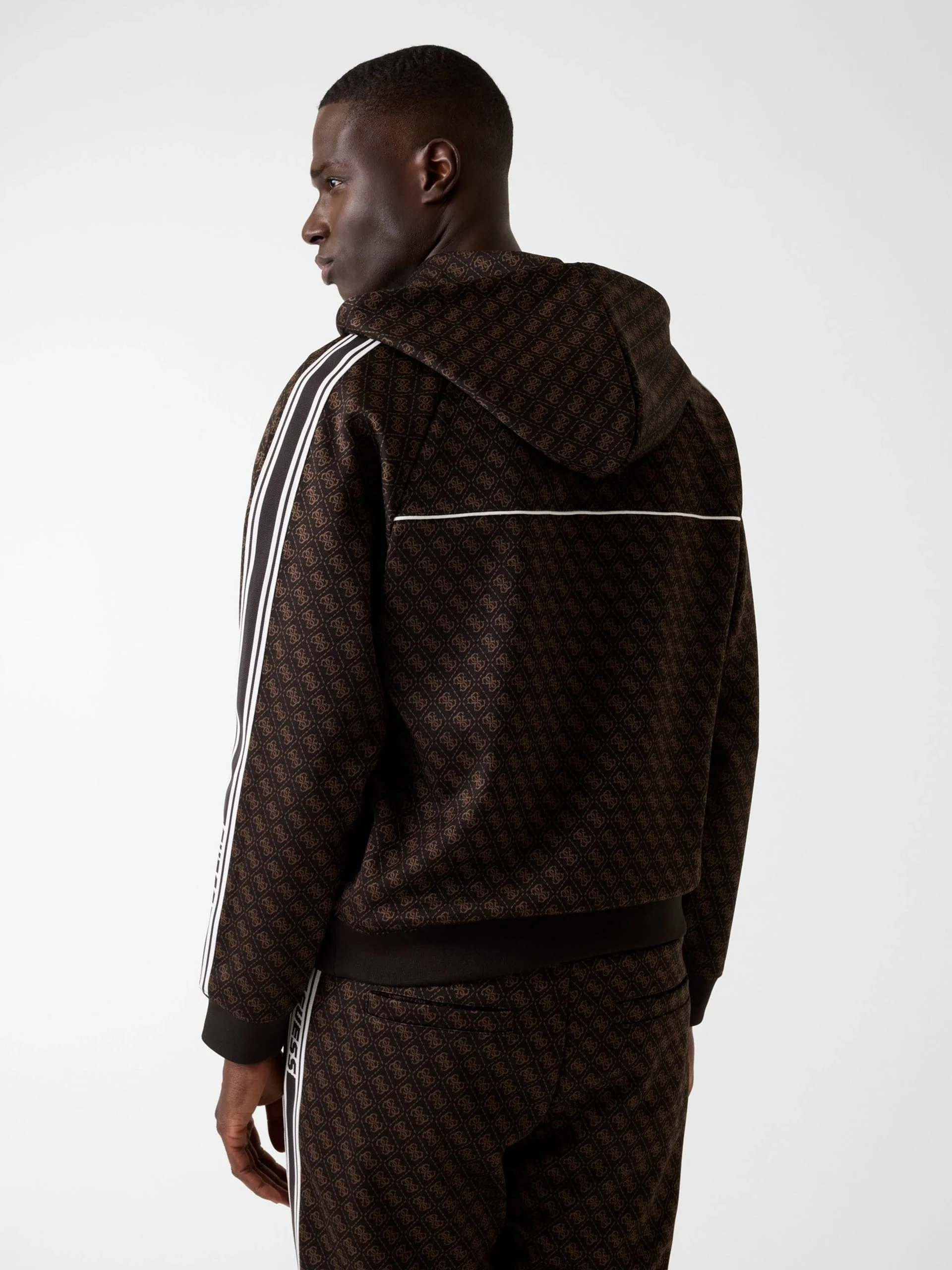 Guess Parimo 4G Tam Fermuarlı Erkek Çok Renkli Sweatshirt Z5BQ13K2042-FNJY