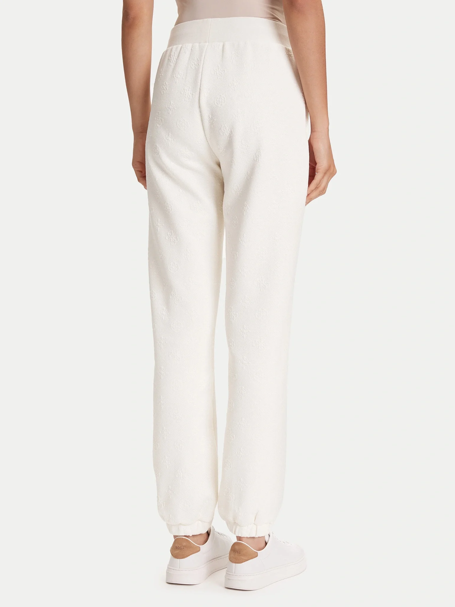 Guess Peony Kadın Beyaz Aktif Regular Fit Eşofman Altı V5YB06KBSL2-F0EP