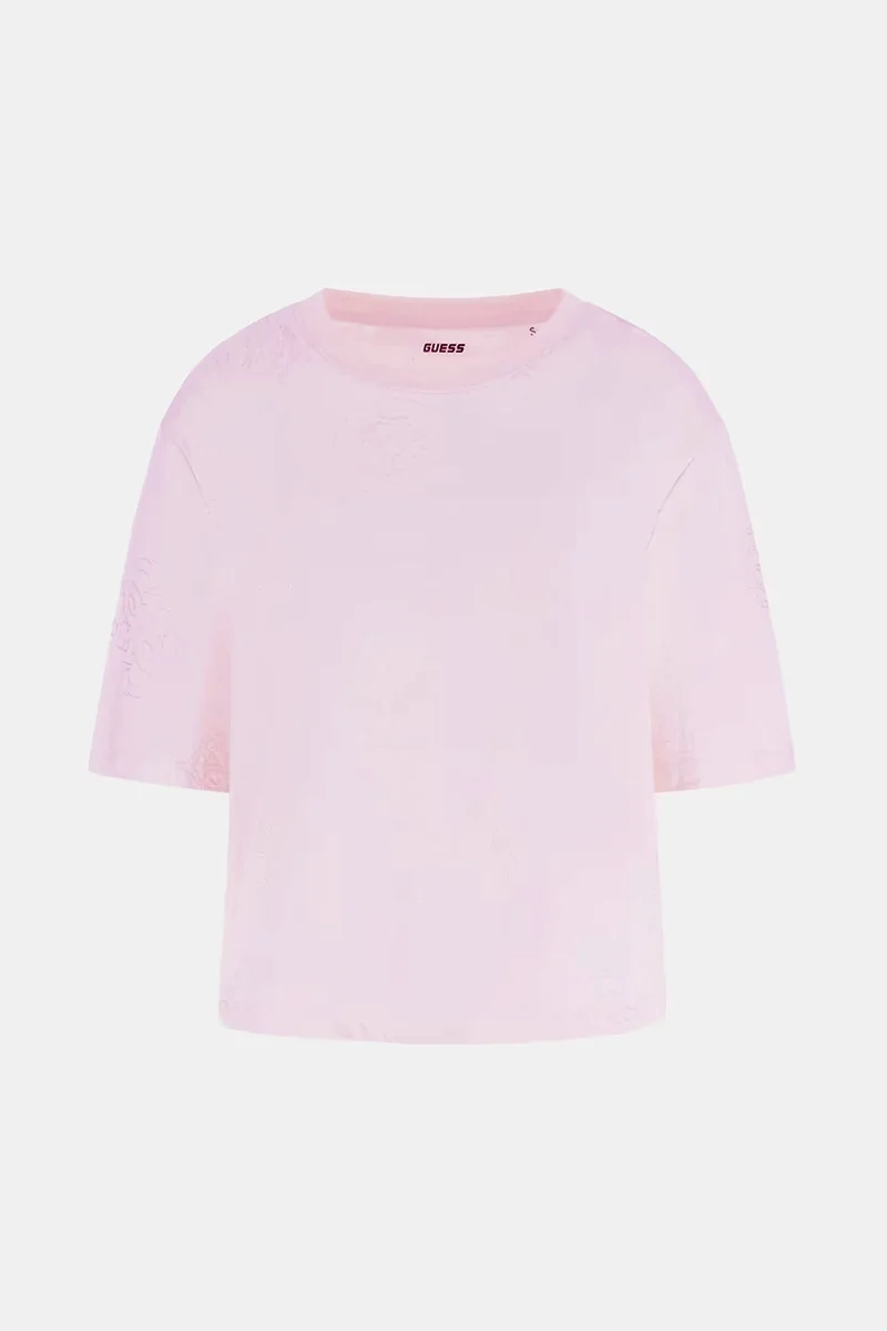 Guess Peony Kadın Çok Renkli Aktif Boxy Fit T-Shirt V5YI10I3Z14-F6FO