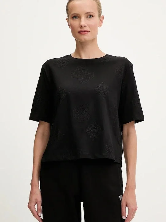 Guess Peony Kadın Çok Renkli Aktif Boxy Fit T-Shirt V5YI10I3Z14-FJ8K