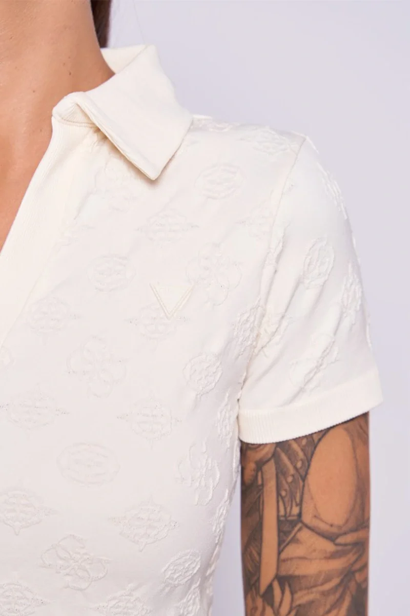 Guess Peony Kadın Krem Aktif Top V5YP10Z3OA0-F0EQ