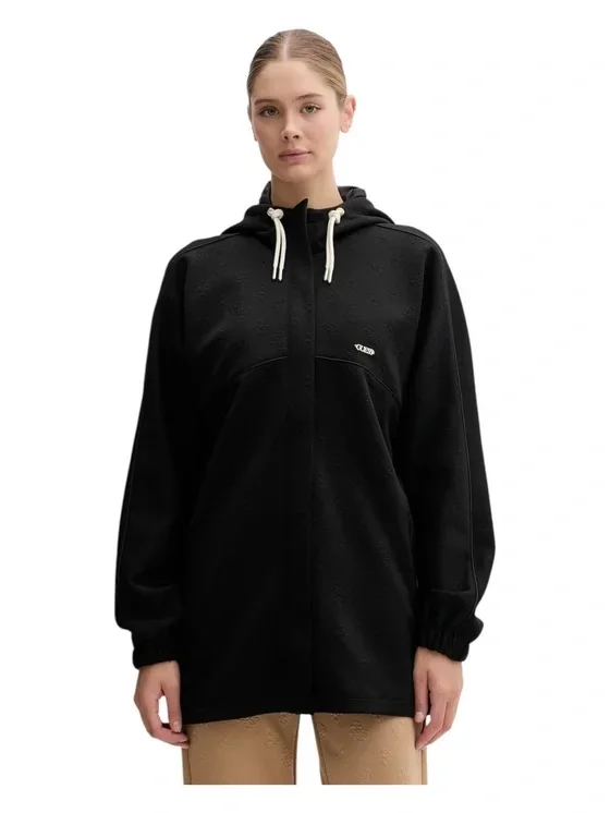 Guess Peony Kadın Siyah Aktif  Eşofman Üstü V5YQ05KBSL2-FJ8A