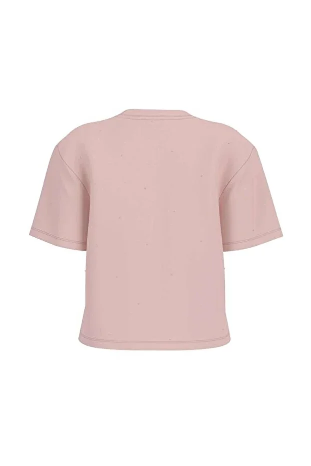 Guess Primula Kadın Pembe Aktif Boxy Fit T-Shirt V5GI00I3Z14-G6O1
