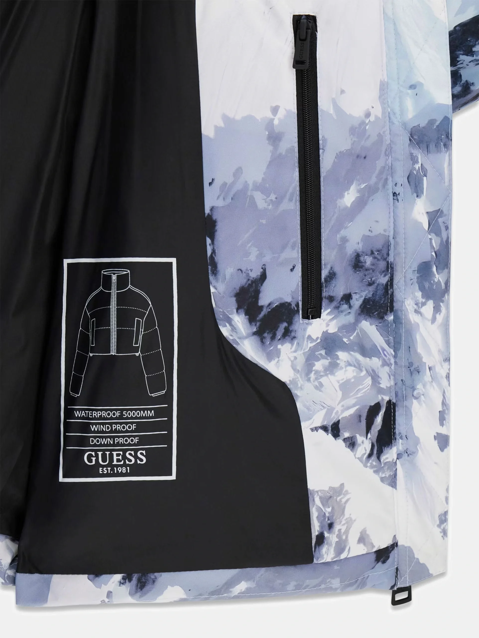 Guess Printed Kadın Çok Renkli Mont W5BL92W3282-PB1E