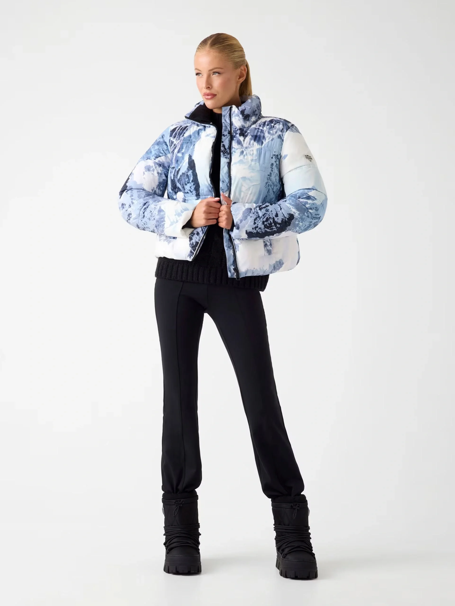 Guess Printed Kadın Çok Renkli Mont W5BL92W3282-PB1E