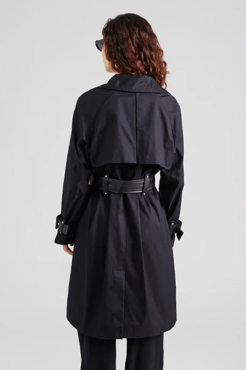 Guess Raphaelle Kadın Siyah Trençkot W5YL02WHDF1-JBLK