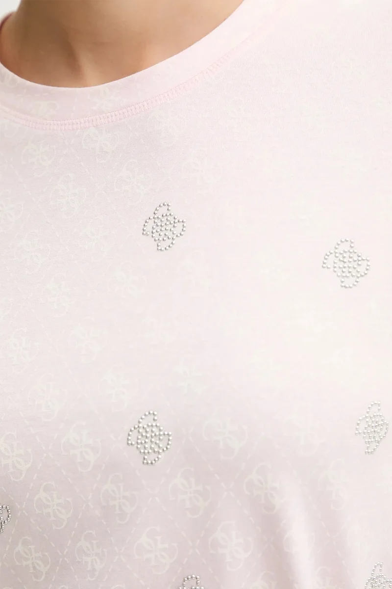 Guess Rhombus Kadın Çok Renkli Aktif Regular Fit T-Shirt V5BI14I3Z14-P6GE