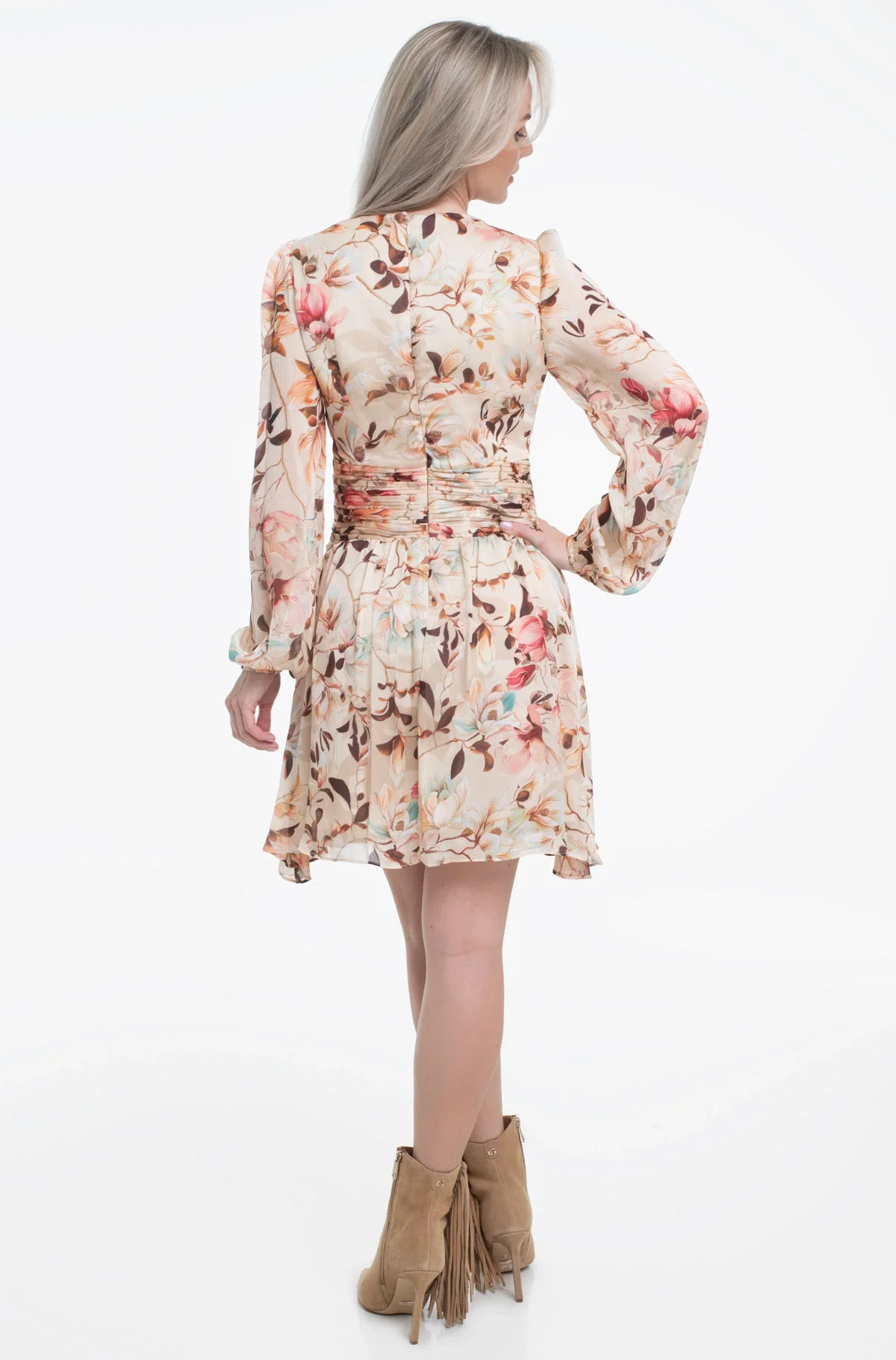 Guess Romina Kadın Çok Renkli Elbise W5YK20WDW82-P1MN