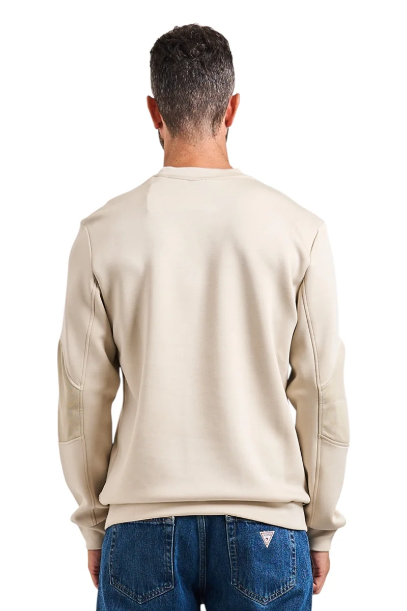 Guess Ryota Erkek Bej Aktif Scuba Sweatshirt Z5BQ00KCNS2-G9D0