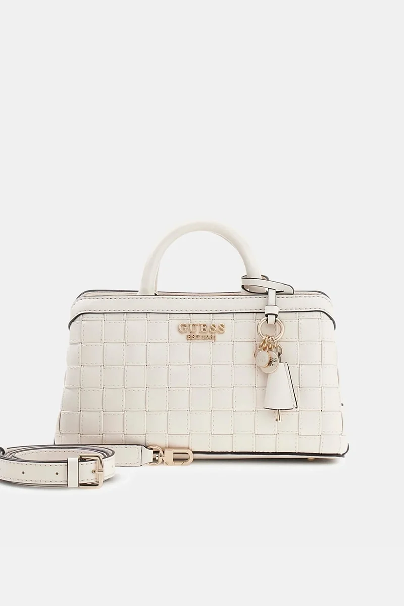 Guess Sandy Küçük Girlfriend El ve Omuz Kadın Beyaz El Çantası HWWG8418050-OFF