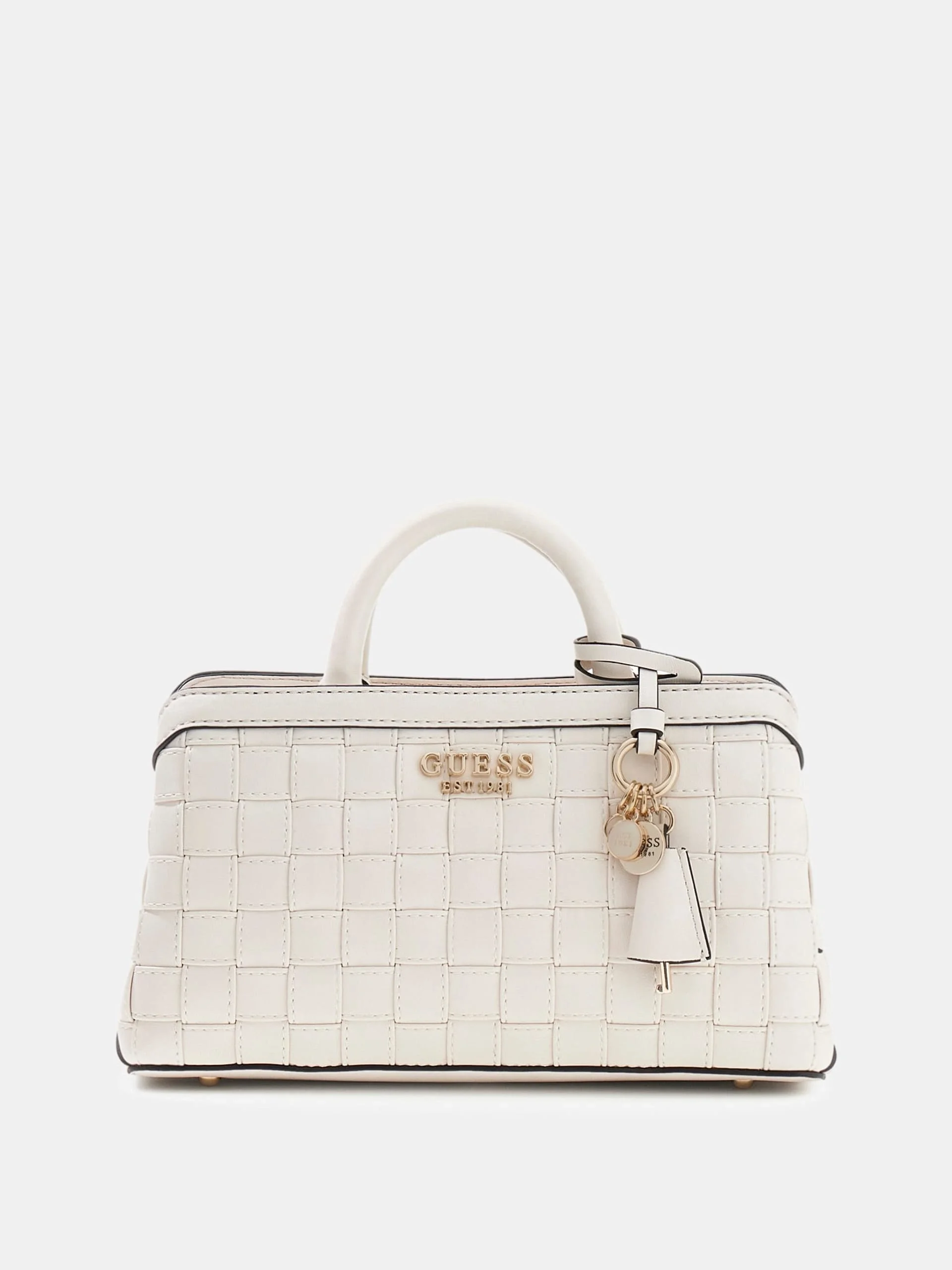 Guess Sandy Küçük Girlfriend El ve Omuz Kadın Beyaz El Çantası HWWG8418050-OFF