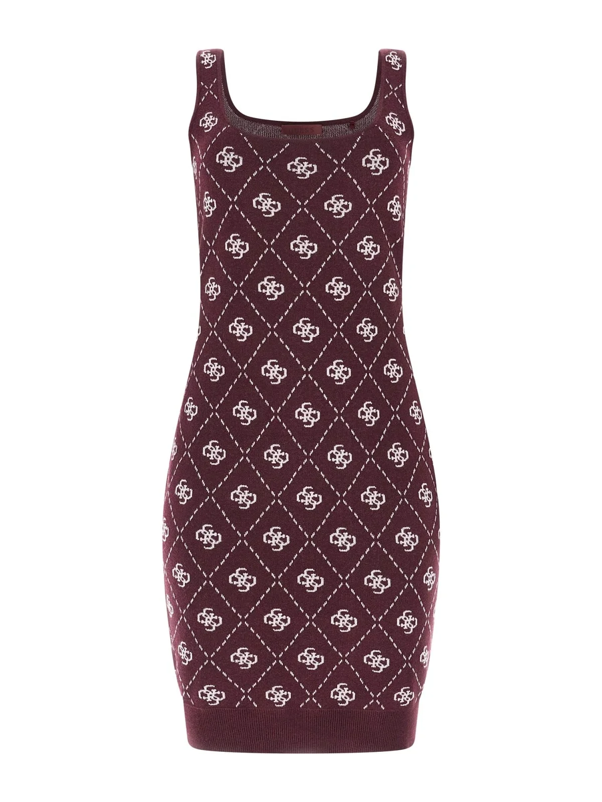 Guess Sarah 4G Kolsuz Triko Kadın Bordo Elbise W4BK98Z3JD2-F4T5