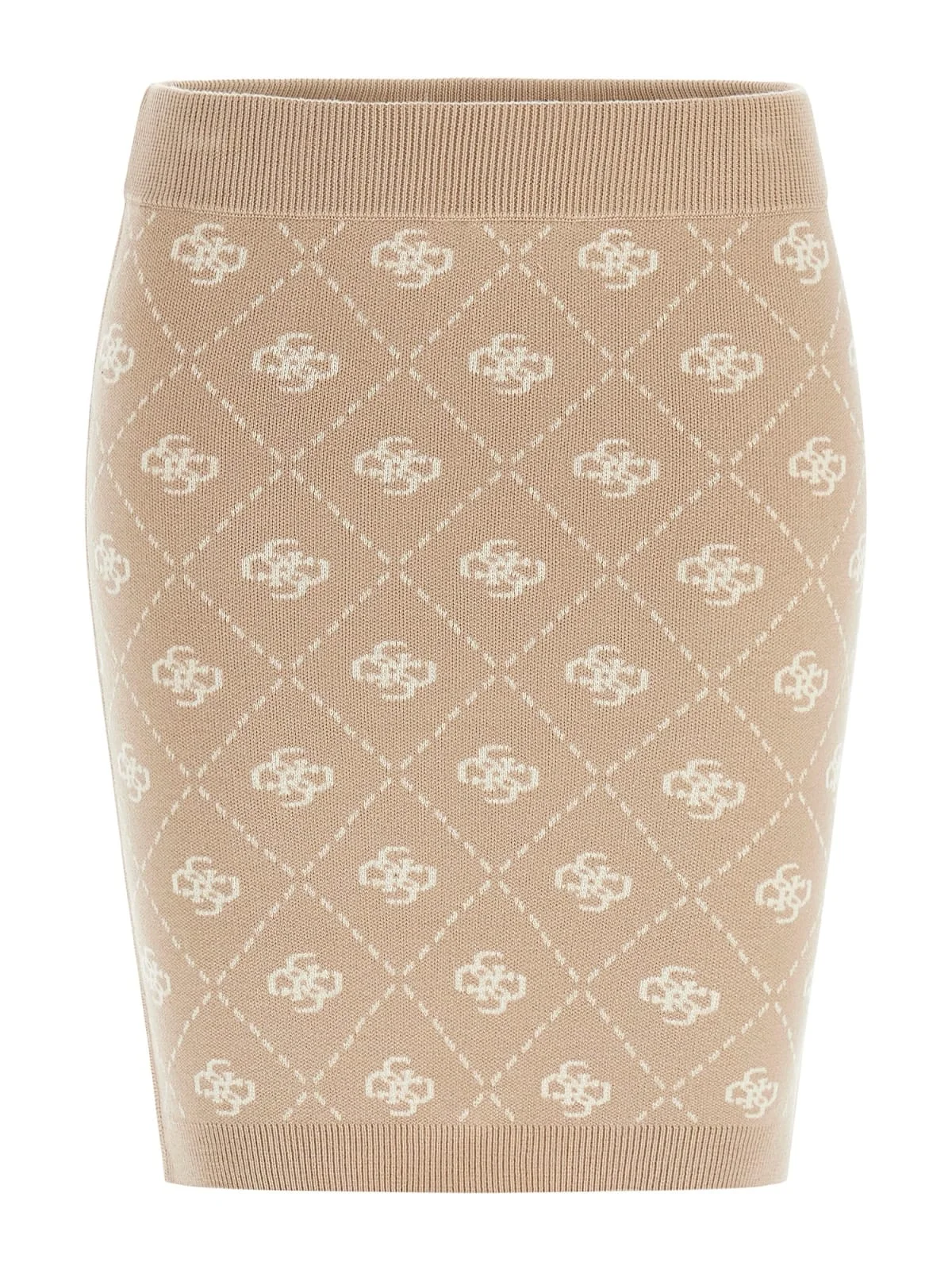 Guess Sarah 4G Triko Kadın Krem Etek W4BD0SZ3JD2-FNJS