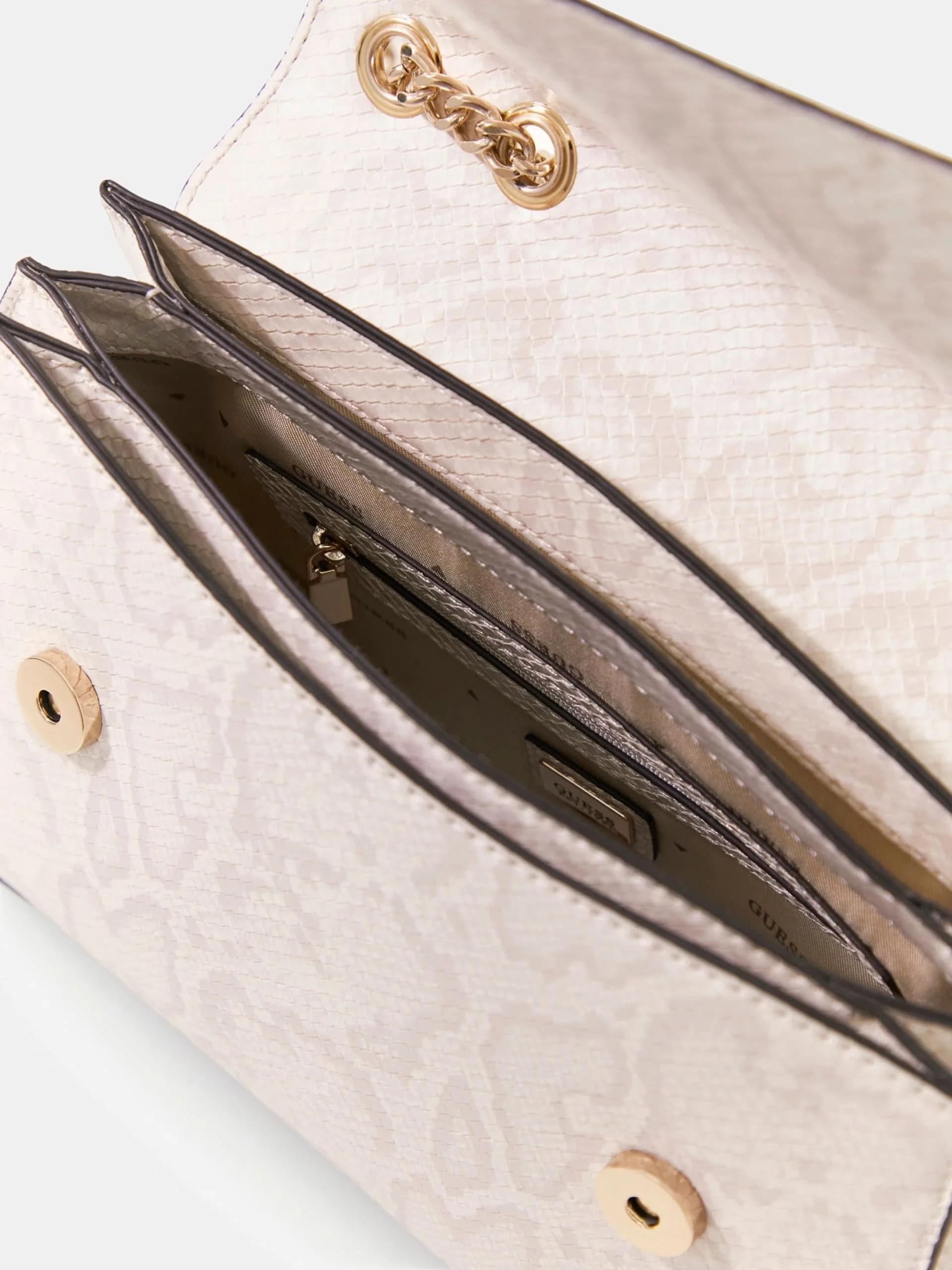 Guess Serenova Dönüştürülebilir Çapraz Askılı Kadın Beyaz Omuz Çantası HWKG8091210-OWM