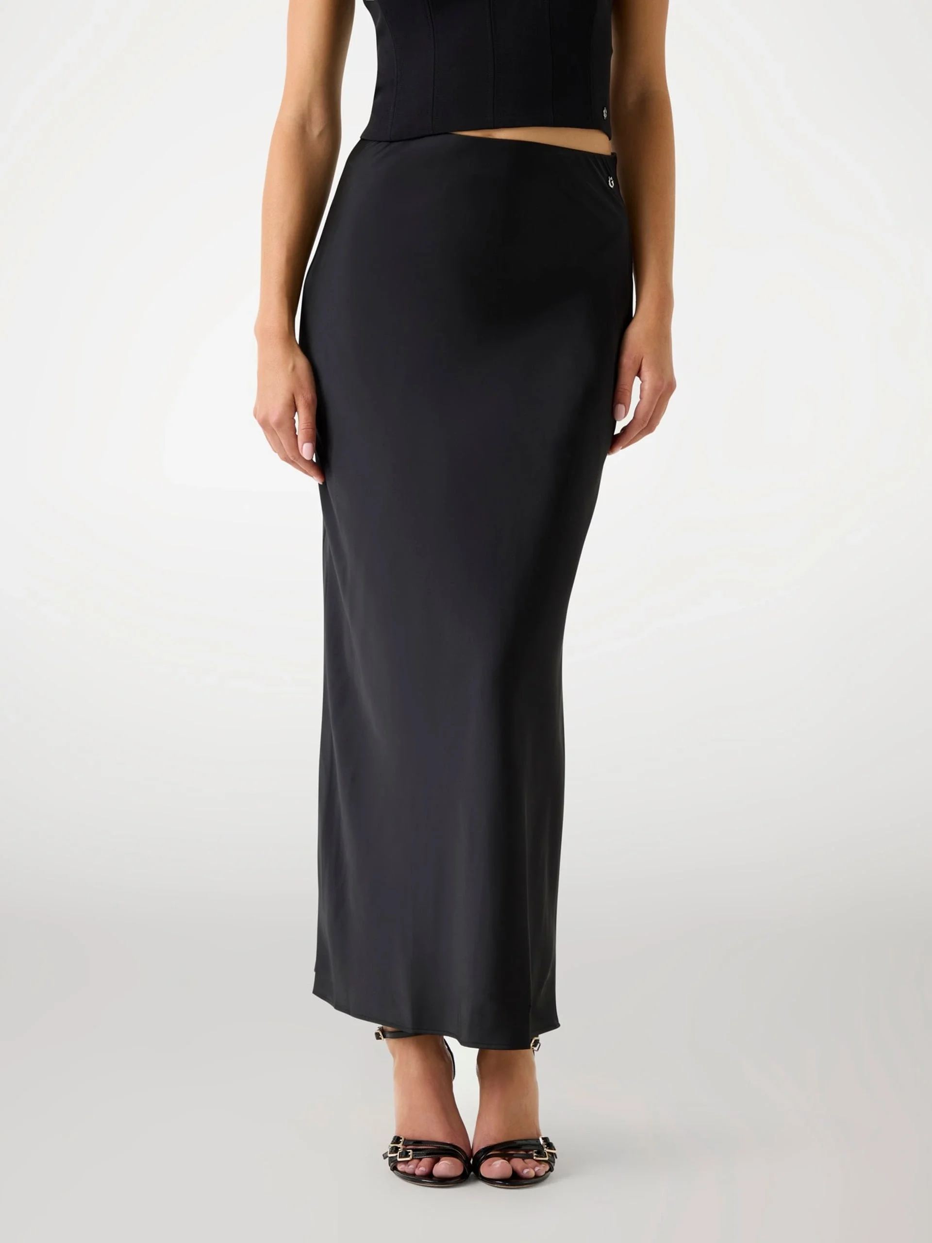 Guess Sibilla Kadın Siyah Kalem Etek W5YD55WF1T2-JBLK