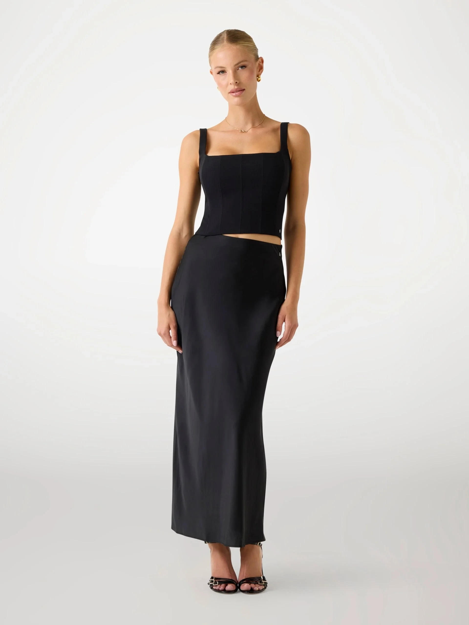 Guess Sibilla Kadın Siyah Kalem Etek W5YD55WF1T2-JBLK