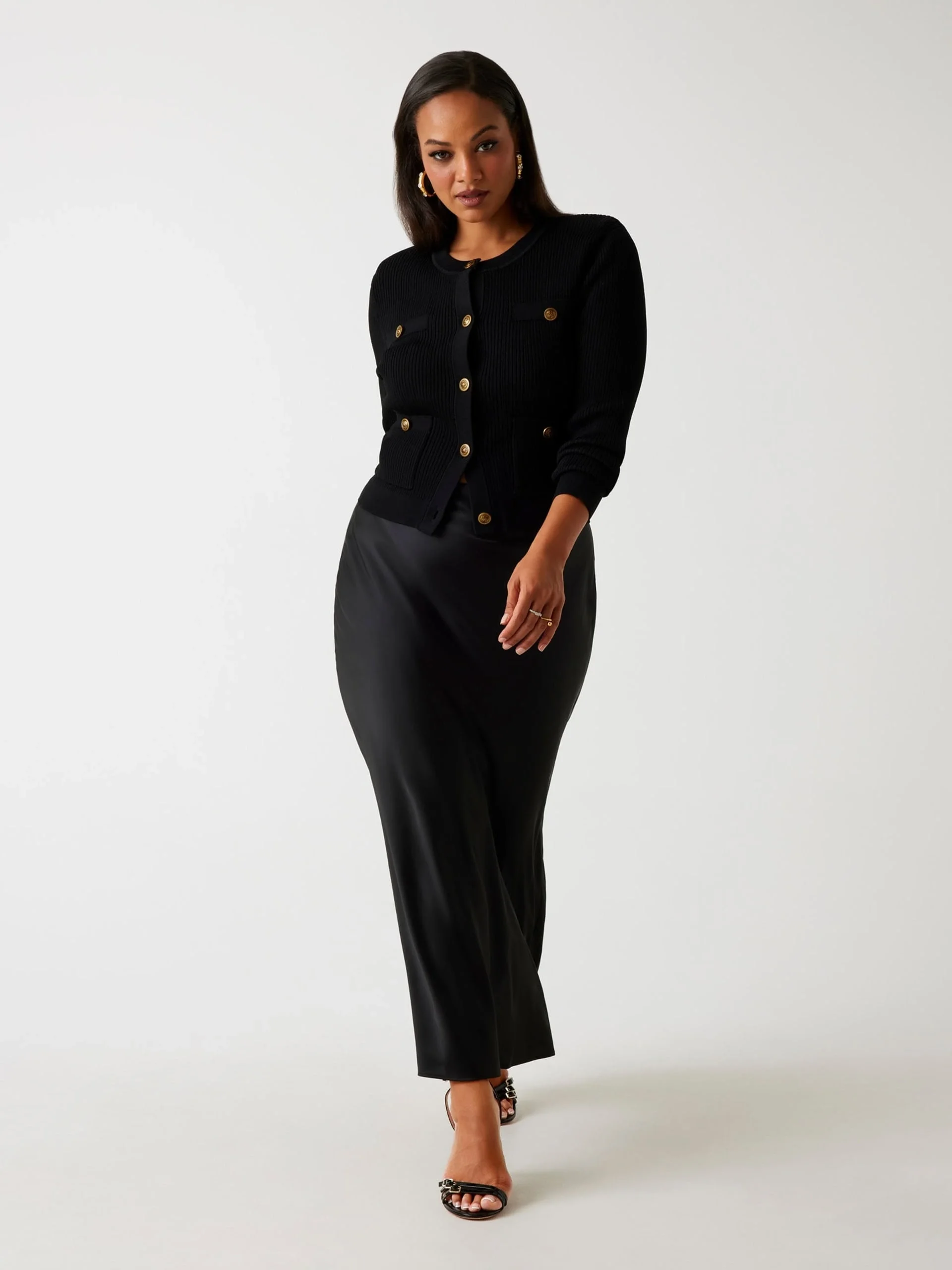 Guess Sibilla Kadın Siyah Kalem Etek W5YD55WF1T2-JBLK