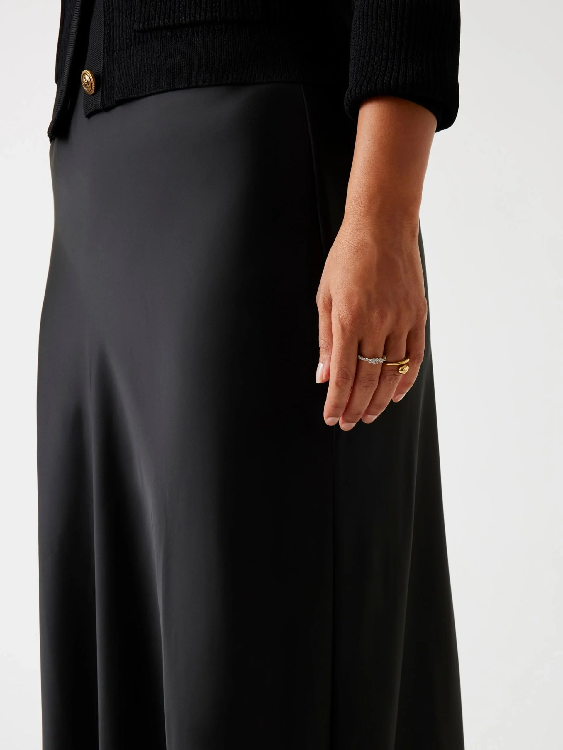 Guess Sibilla Kadın Siyah Kalem Etek W5YD55WF1T2-JBLK