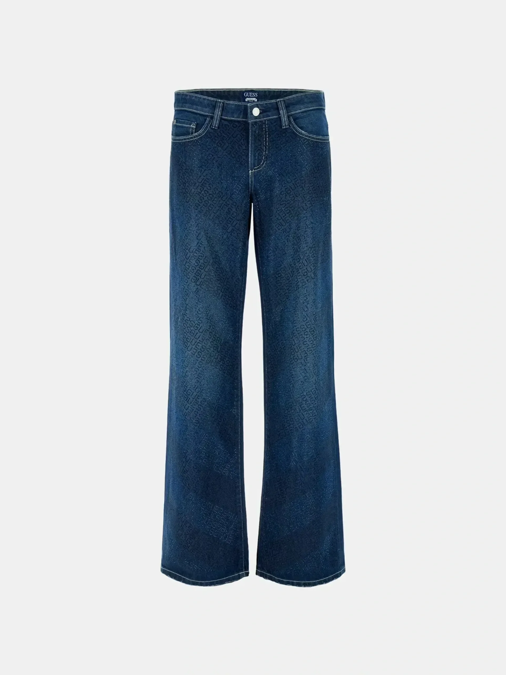 Guess Slouchy Kadın Lacivert Regular Fit Jean W5BA1DD0741-CSSN