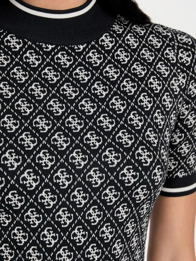 Guess Ss Lise Kadın Mavi Triko Elbise W3YK39Z37K0-FBCF