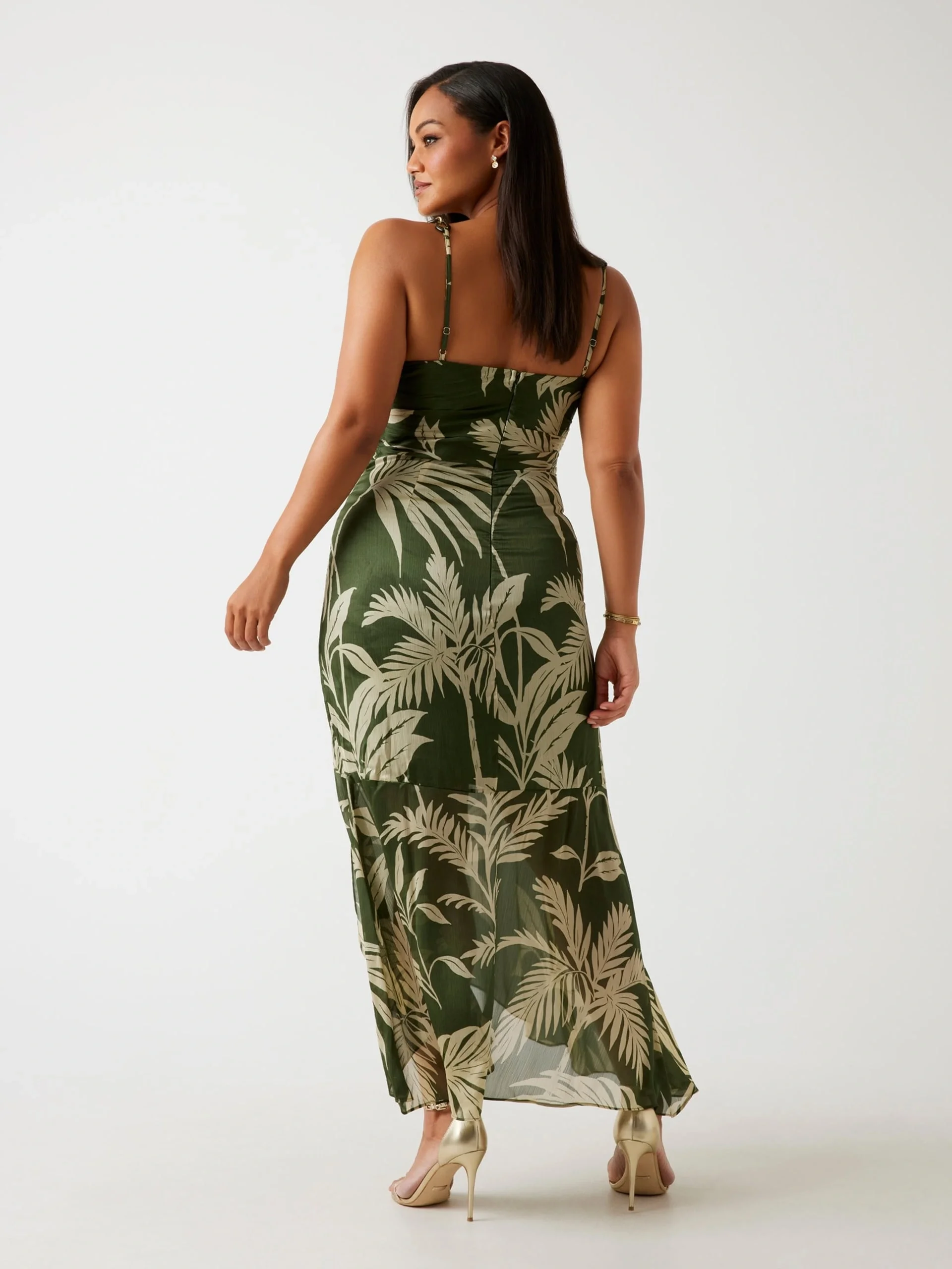 Guess Stacie Kadın Çok Renkli A Kesim Elbise W5YK64WCWF2-P8HH