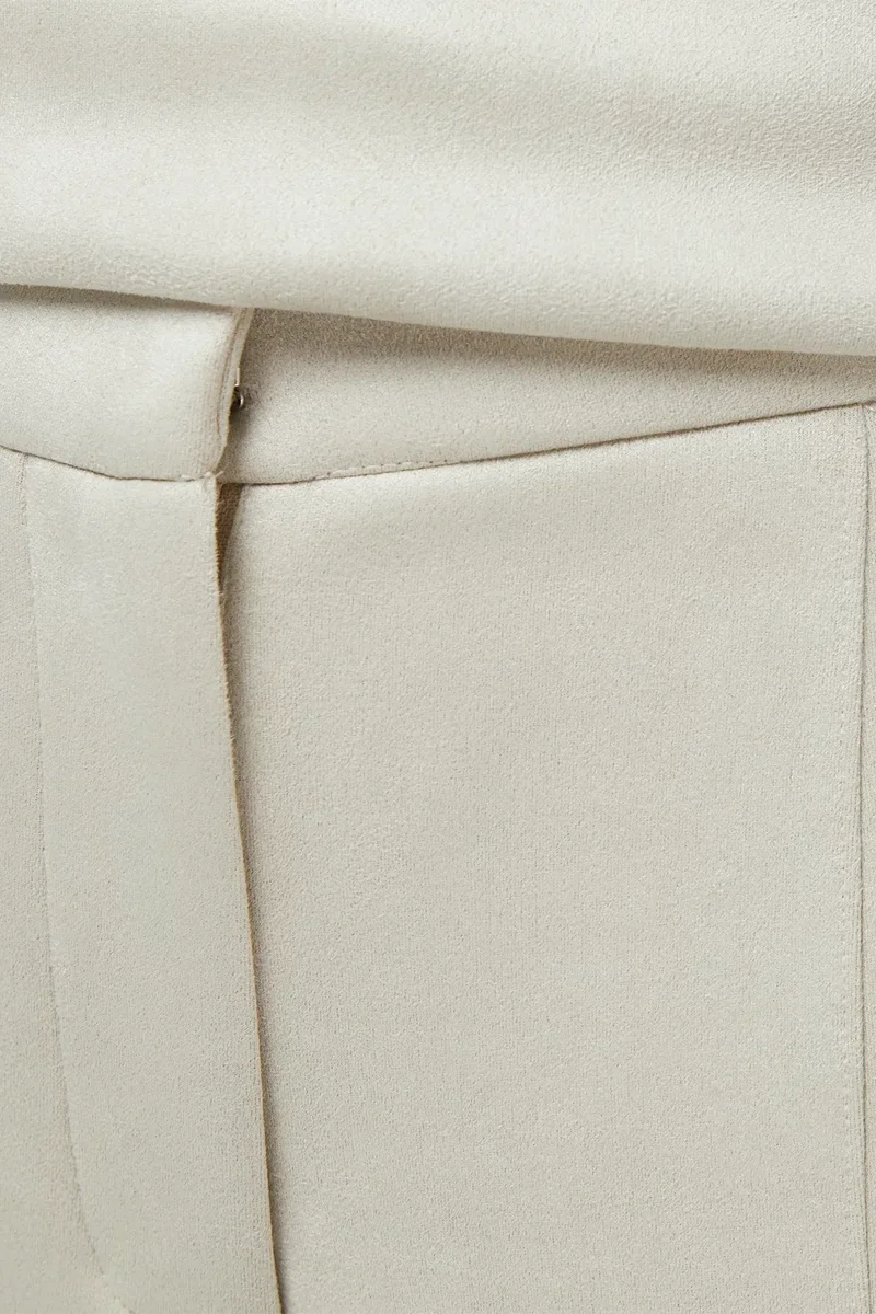 Guess Tailoring Kadın Krem Tailored Fit Scuba Eşofman Altı W5BB53KAUJ2-A115