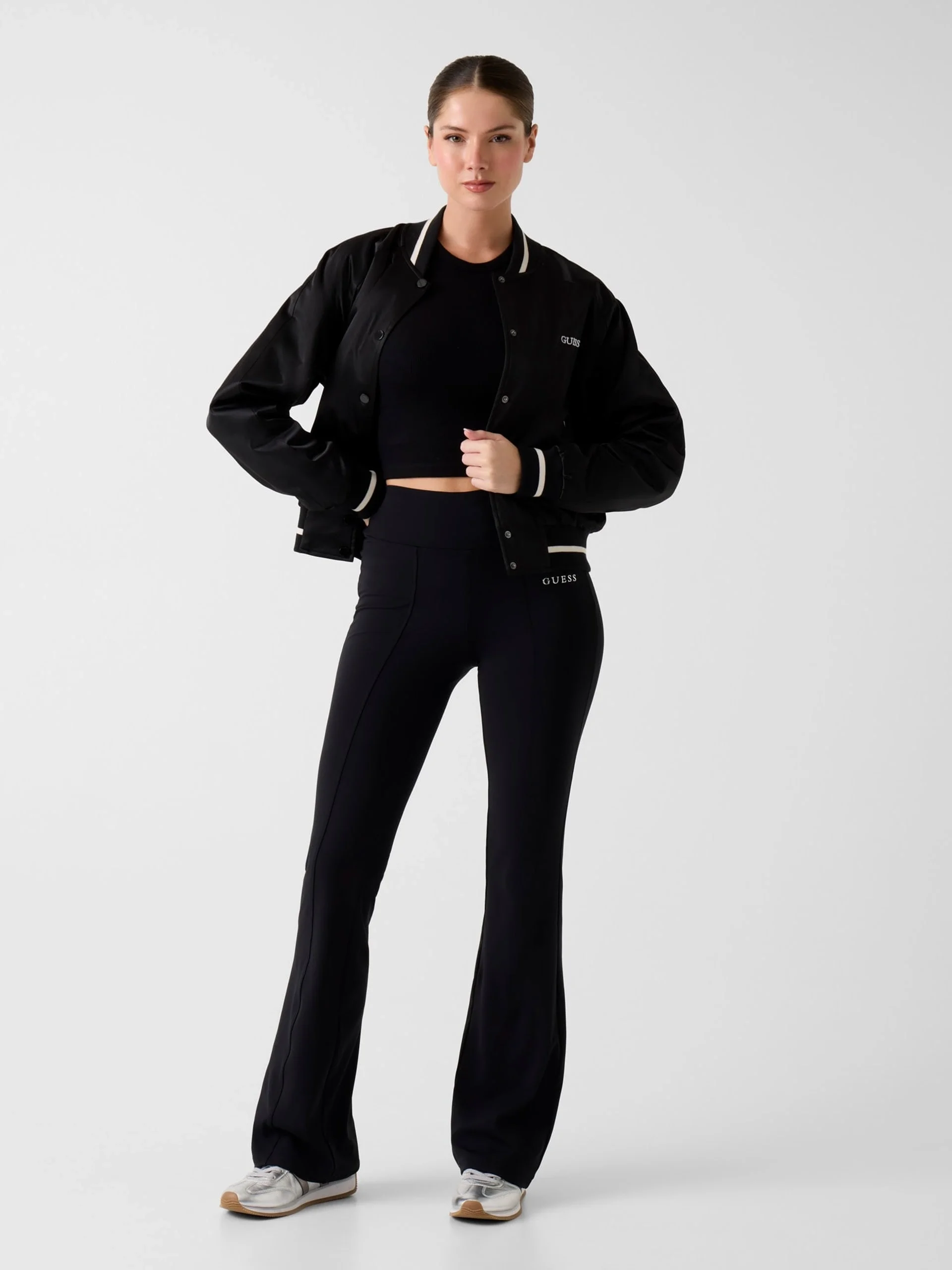 Guess Tamara Kadın Siyah Ceket V6RL02WL022-JBLK