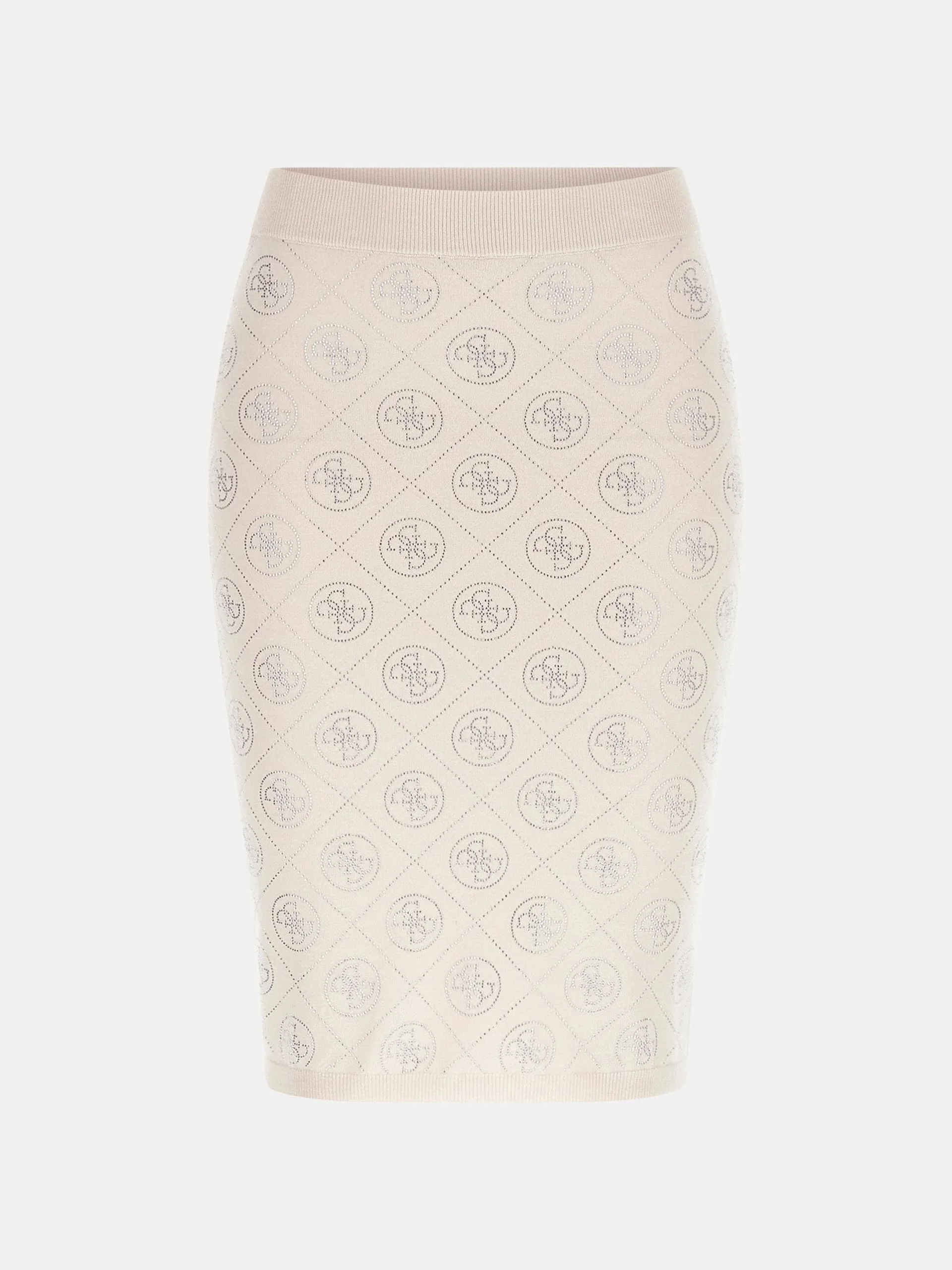 Guess Taş İşlemeli 4G Triko Kadın Mavi Etek W6RD0OZ3JD2-G9B8