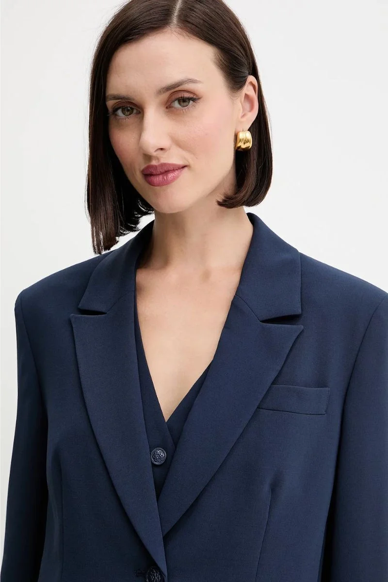 Guess Theoline Kadın Lacivert Blazer W5YN46WGHC2-G7P1