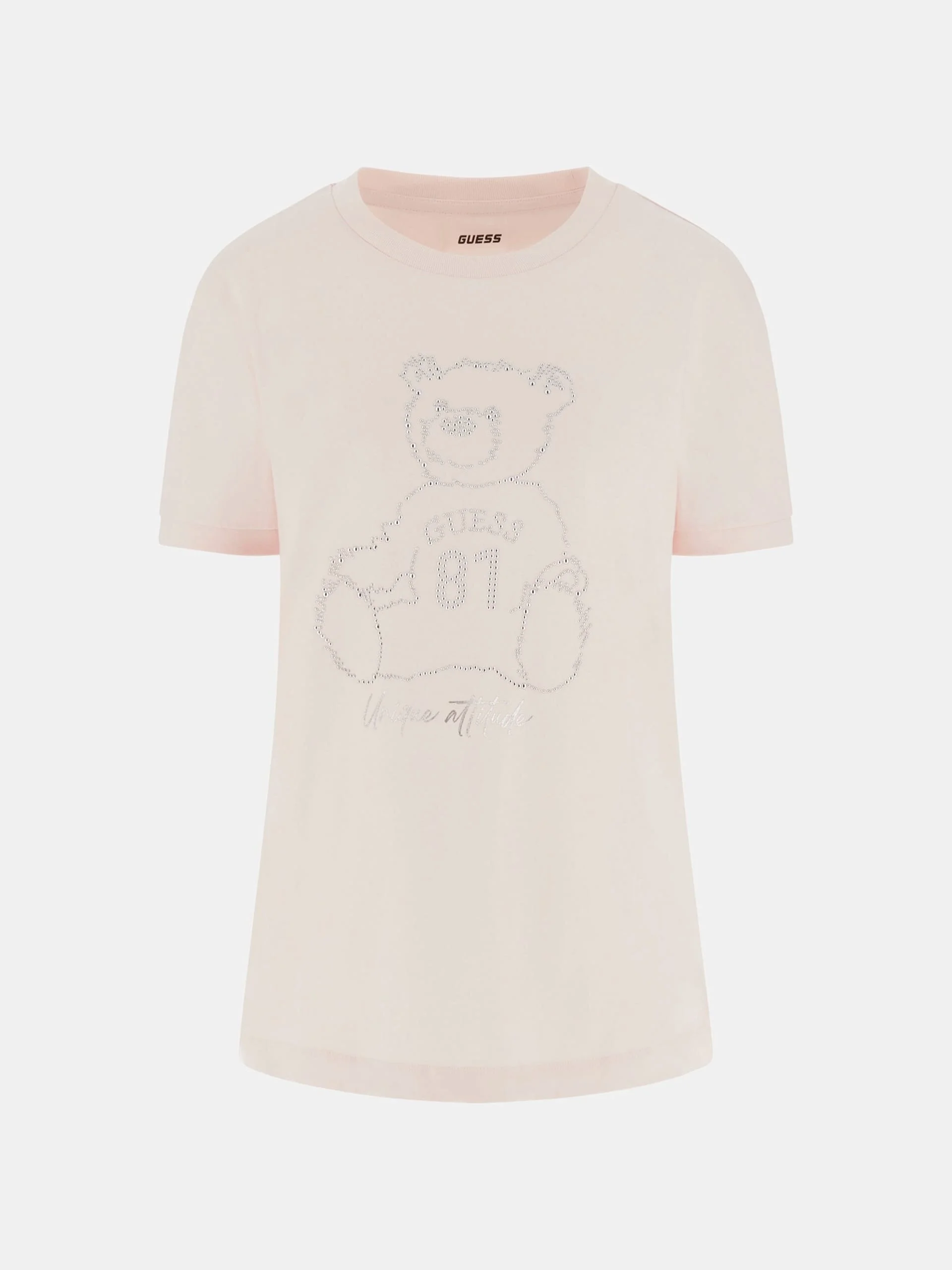 Guess Unique Kadın Pembe Aktif Regular Fit T-Shirt V5BI16K8FQ4-A60W