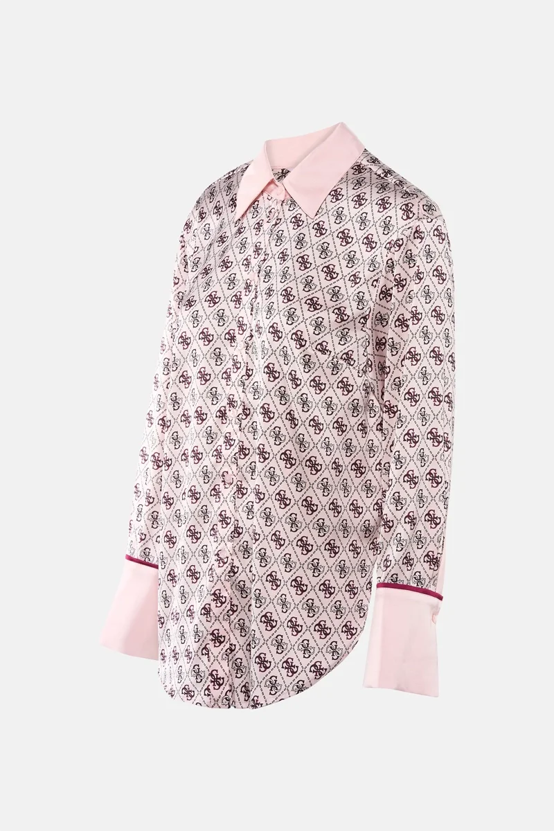 Guess Uzun Kollu Alexandra Kadın Çok Renkli Gömlek W4YH47WF1T2-P6GN