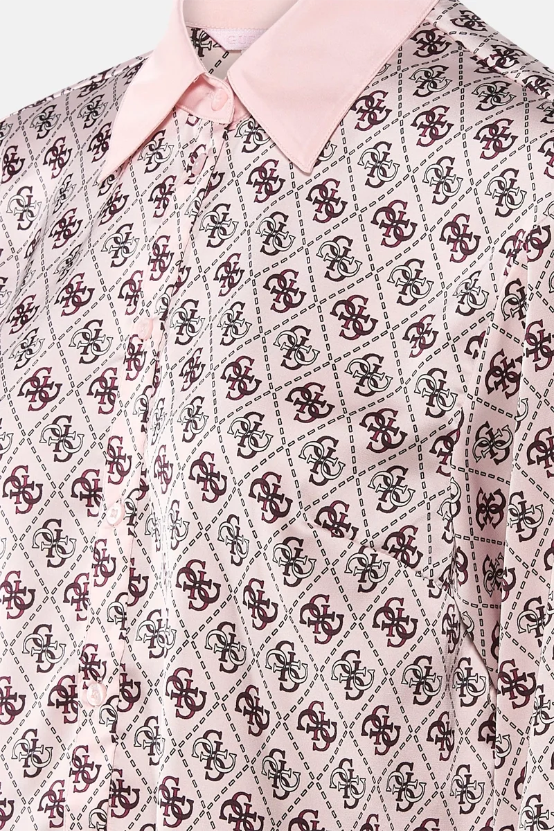 Guess Uzun Kollu Alexandra Kadın Çok Renkli Gömlek W4YH47WF1T2-P6GN