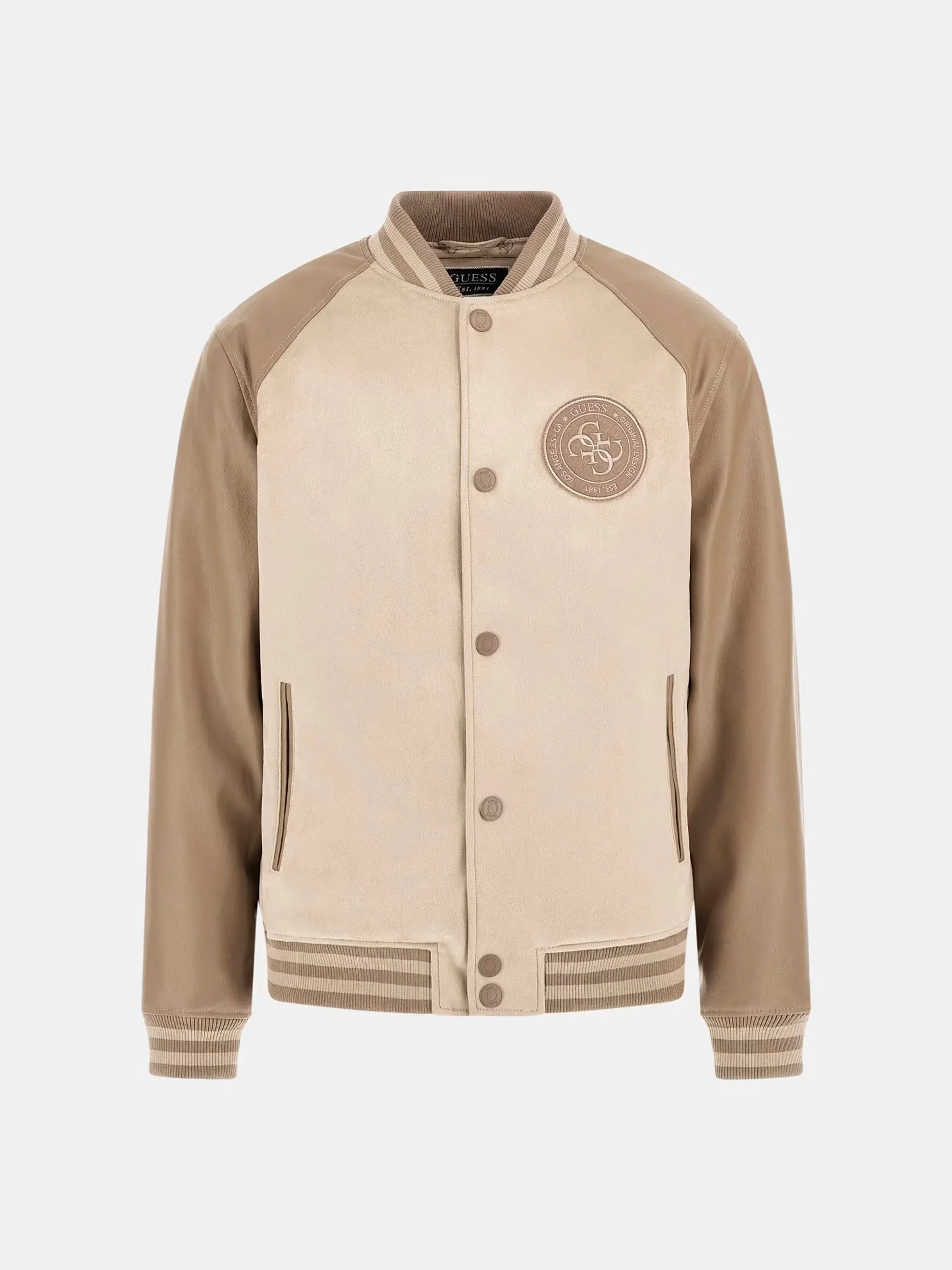 Guess Varsity Erkek Çok Renkli Bomber Ceket M5BL2BK1062-FN47