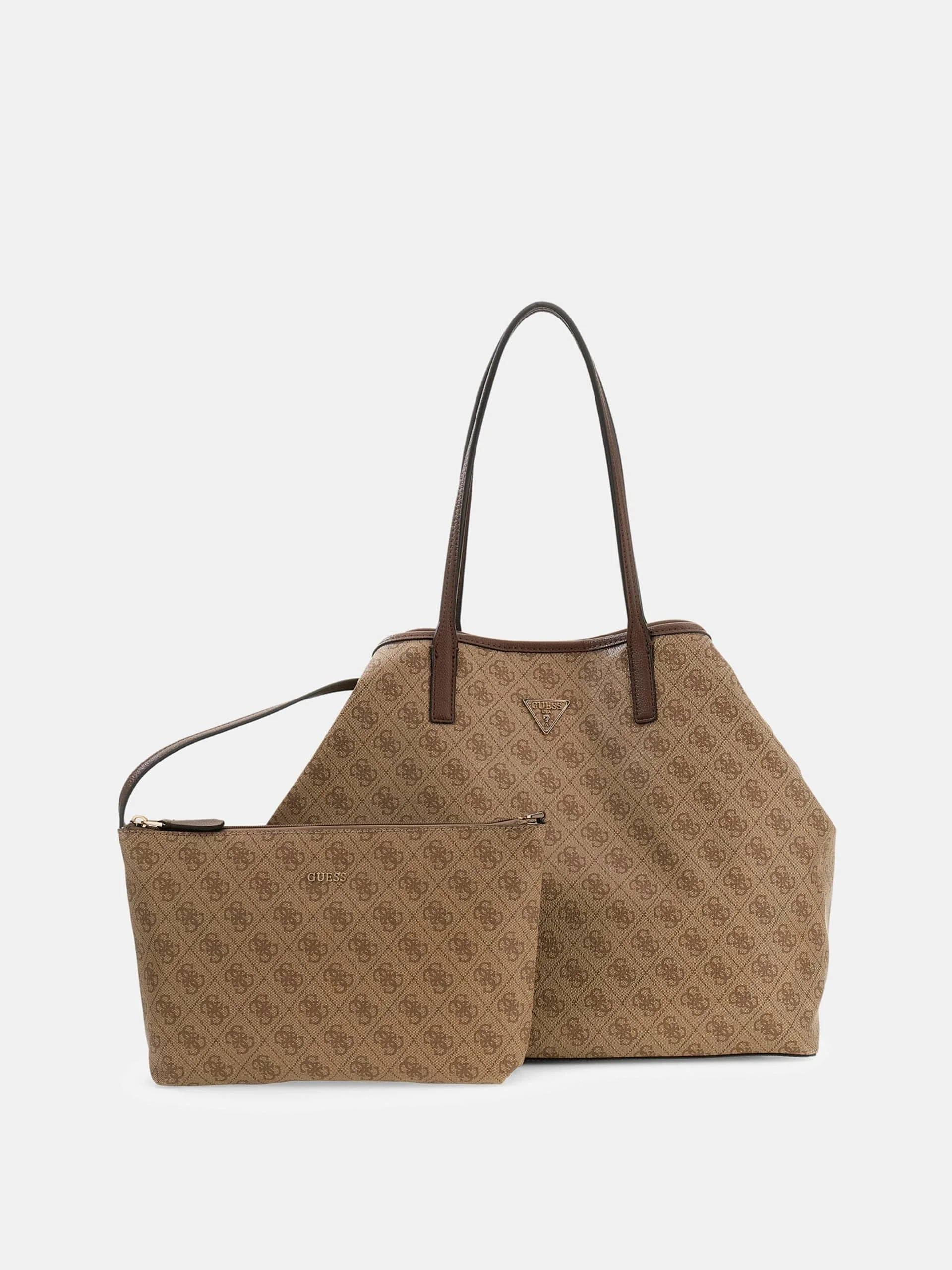 Guess VICTTORIA LRG 2 IN 1 Kadın Kahverengi Omuz Çantası HWESG951429-LGW