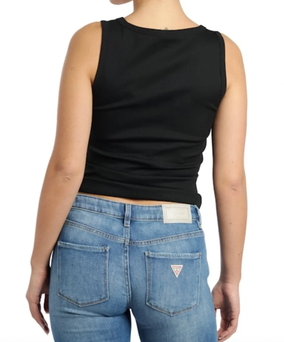 Guess Viviana Kadın Siyah Top W5BP10KCXJ2-JBLK