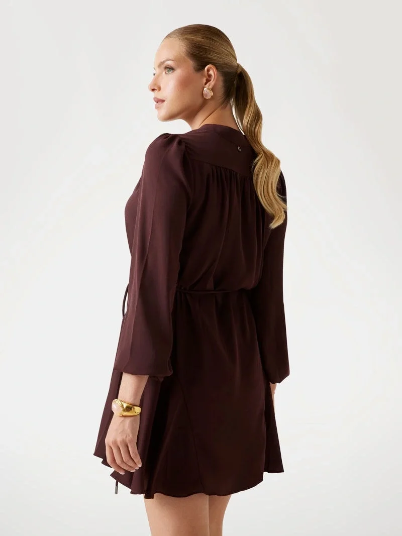 Guess Wanda Kadın Kahverengi Elbise W5BK51WGLA2-G1G5