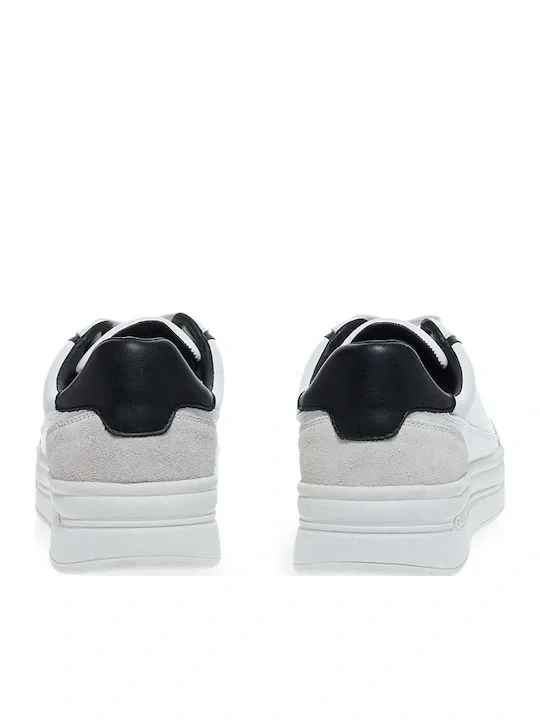 Guess Winno Erkek Beyaz Deri Sneaker FMTWI3ELE12-WHITE