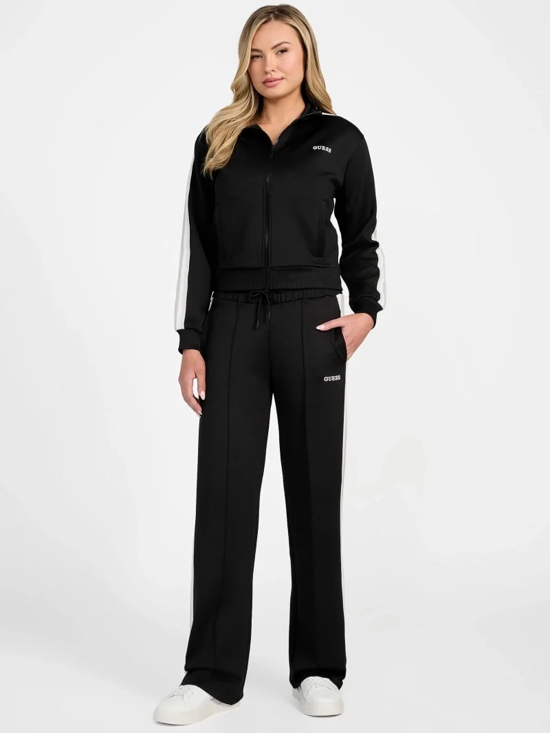 Guess Yarrow Kadın Siyah Aktif Scuba  Eşofman Üstü  V5GQ18KCRU2-JBLK