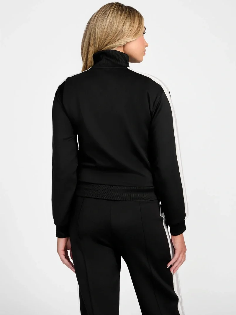 Guess Yarrow Kadın Siyah Aktif Scuba  Eşofman Üstü  V5GQ18KCRU2-JBLK