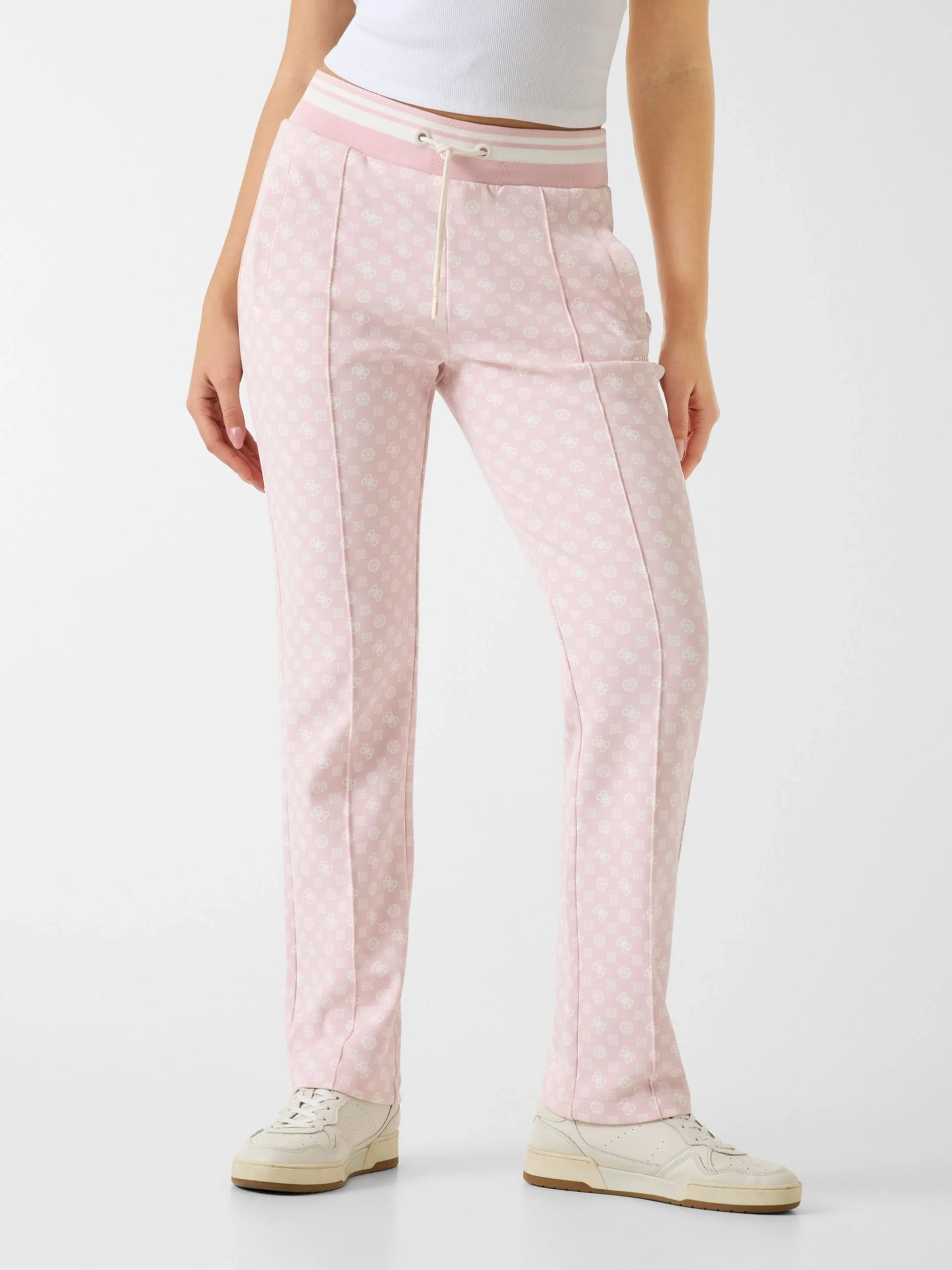 Guess Yeni Aggie Uzun Kadın Pembe Eşofman Altı V5YB20KB212-P6GZ